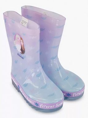 Disney Frozen Stiefel Frozen Eiskönigin Elsa Mädchen Forever Sisters Gummistiefel Gummistiefel wasserdicht