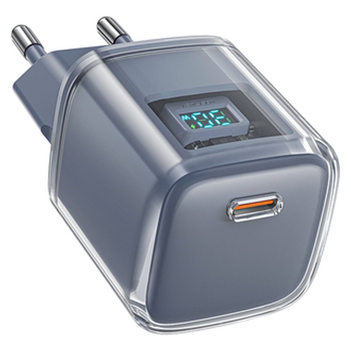 Acefast Acefast A53 PD 30 W GaN USB-C Ladegerät mit Display Smartphone-Ladegerät