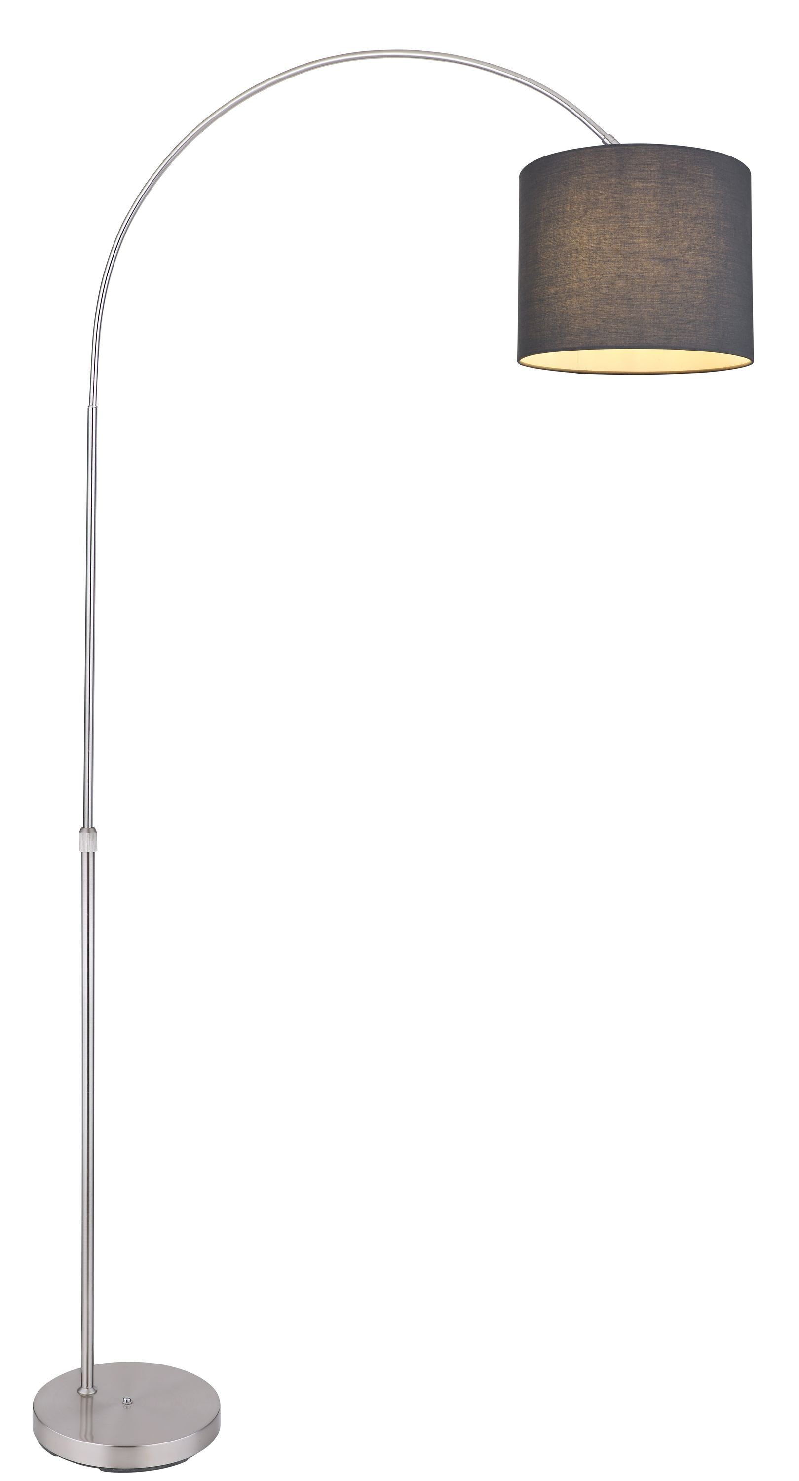 Stehlampe GLOBO Lighting Stehleuchte SANNA LBH 96x30x195 cm grau Stehlampe