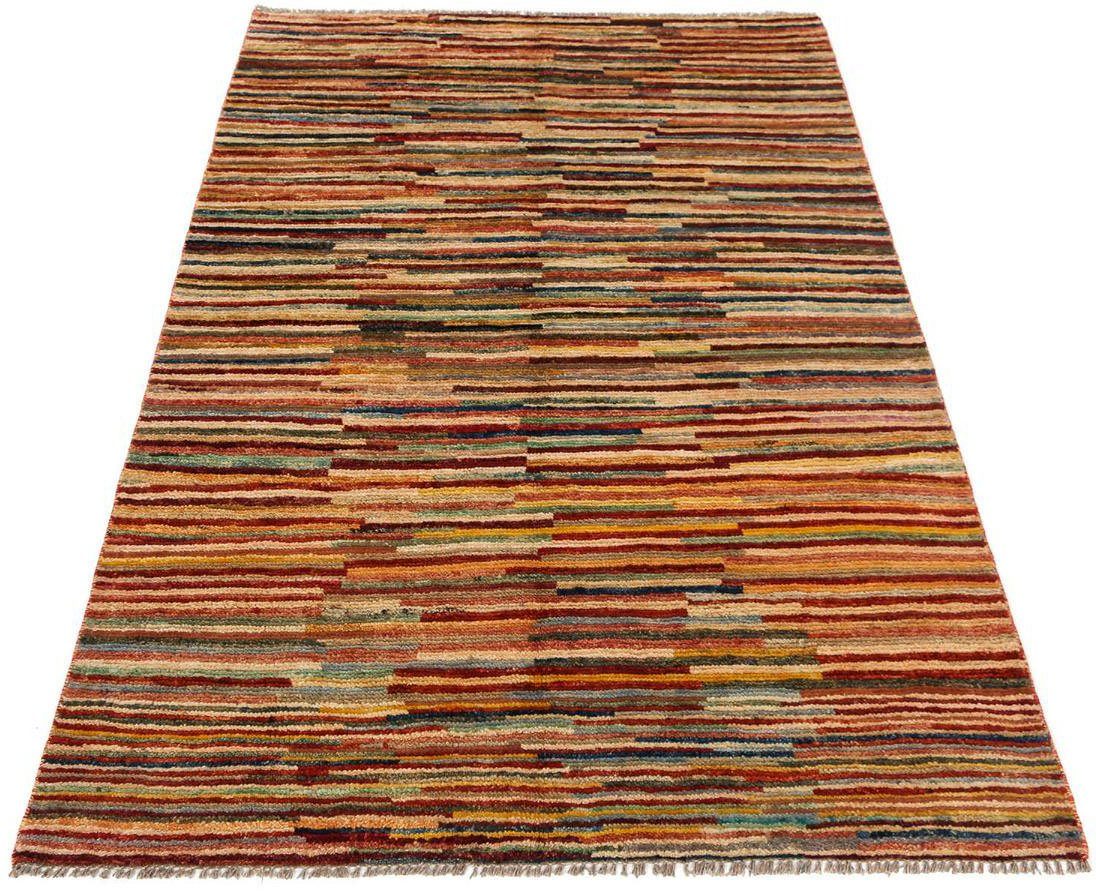 Wollteppich Streifen Multicolore 175 x 118 cm, morgenland, rechteckig, Höhe: 8 mm, Handgeknüpft