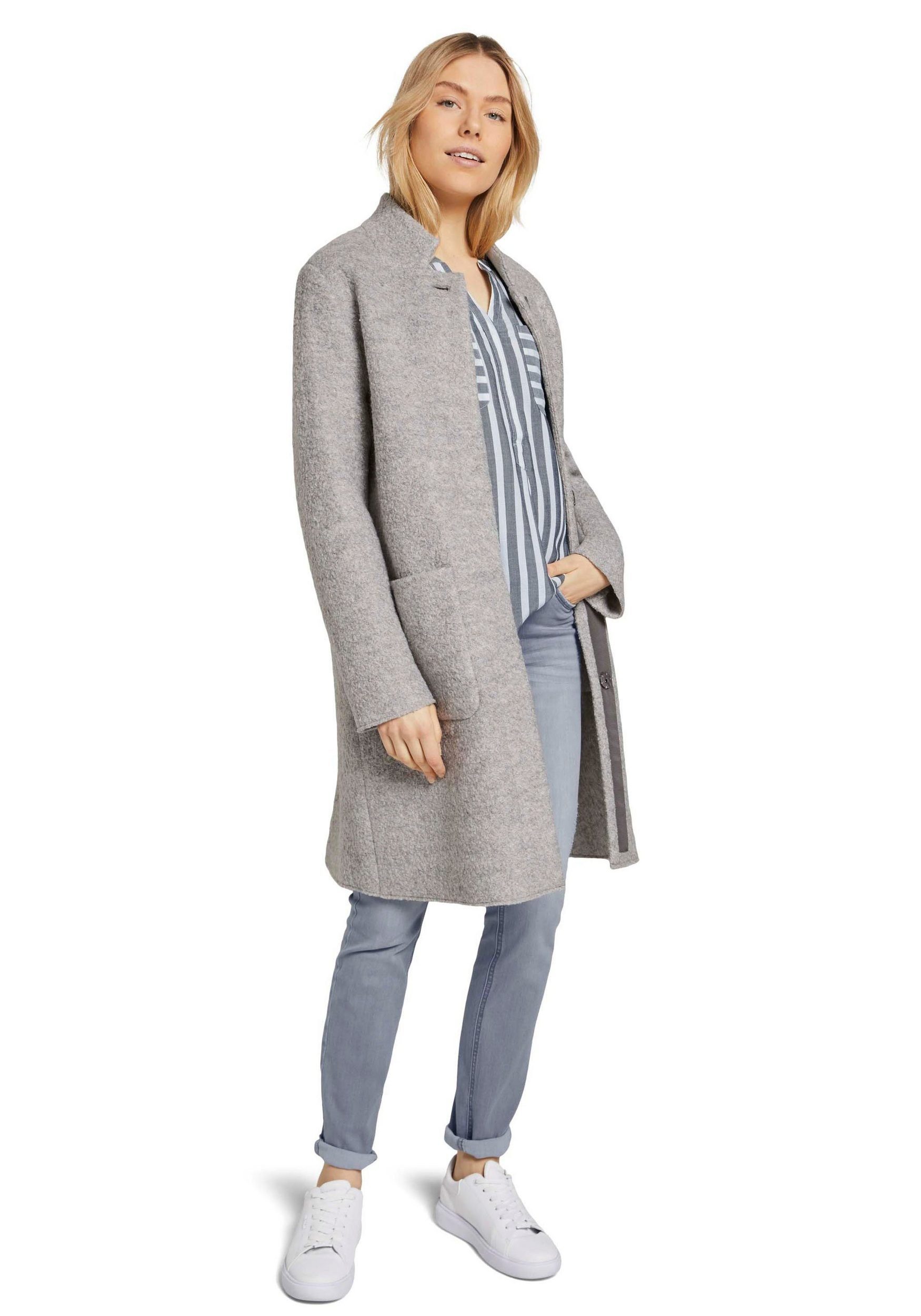TOM TAILOR Schlupfbluse mit verdeckter Knopfleiste