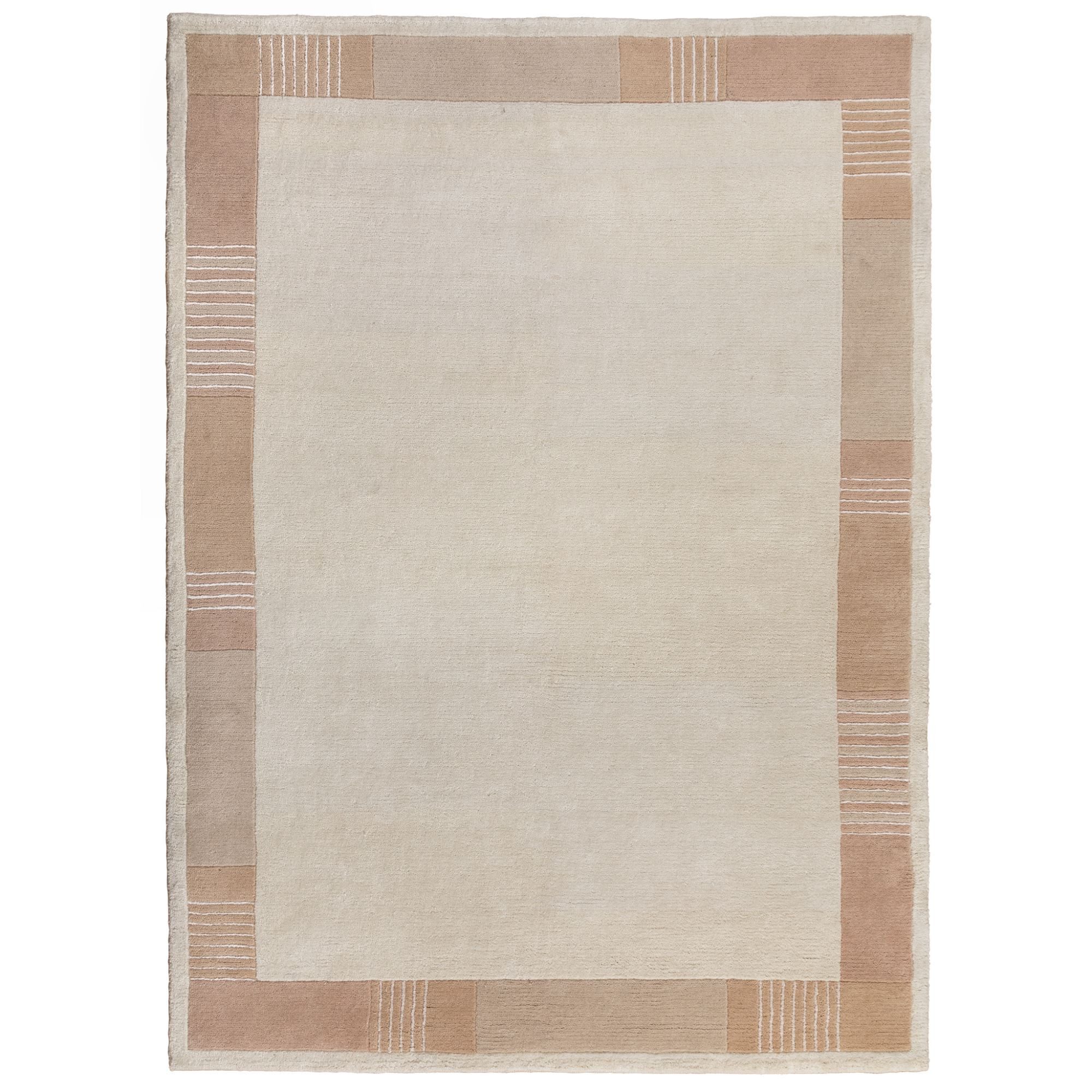 Steffensmeier Teppich Pokhara Bordüre, Rechteckig, Nepal Design günstig online kaufen