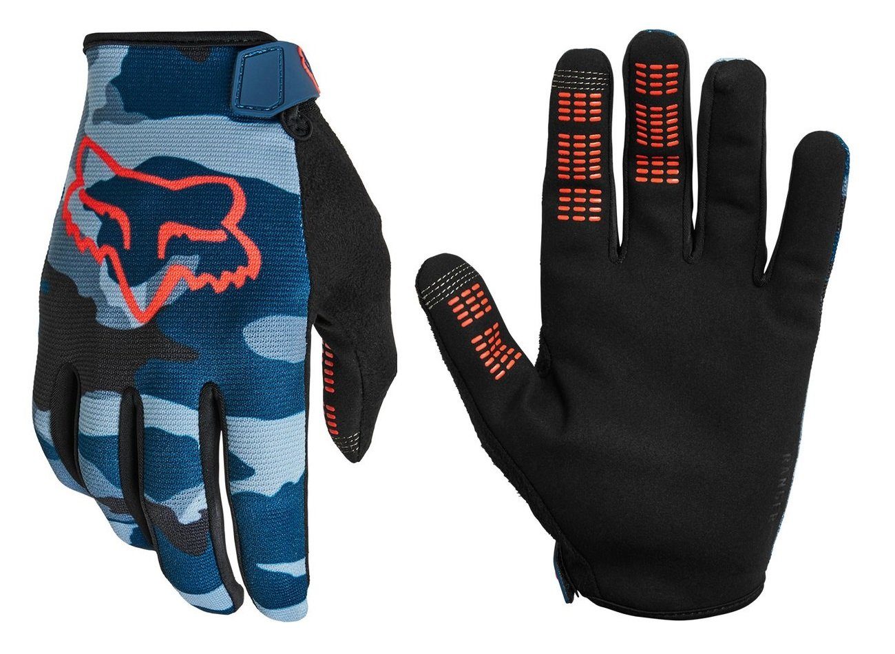 Fox Racing Motorradhandschuhe Fox Ranger Glove Handschuhe Blau Camo XXL
