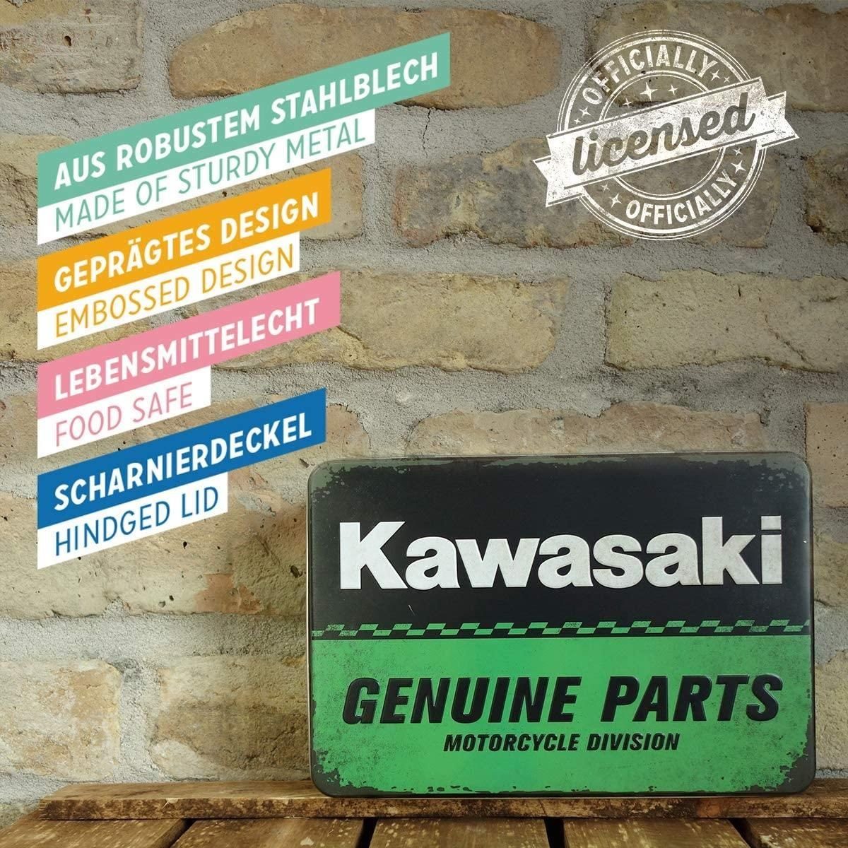 Nostalgic-Art Keksdose Vorratsdose Kaffeedose Frischhaltedose Genuine - Kawasaki Parts