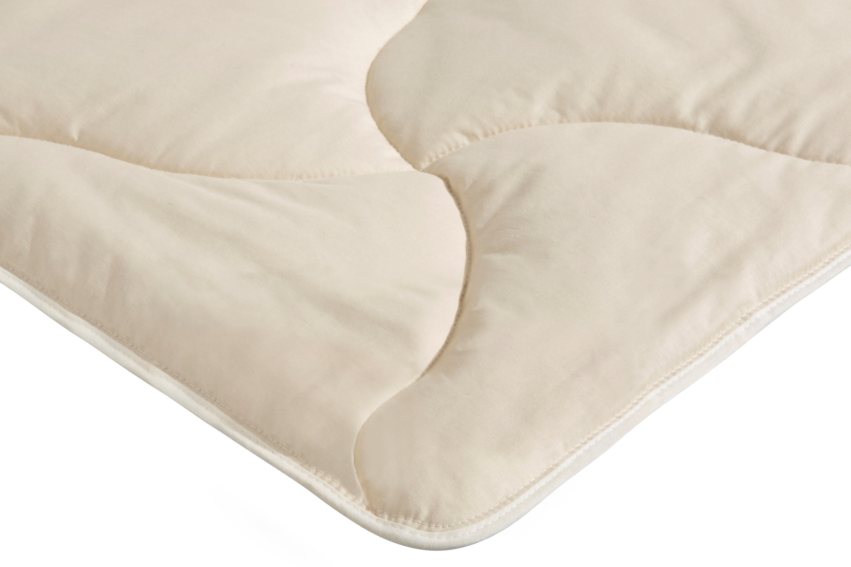 fan Naturfaserbettdecke TENCEL™ Leinen, Füllung: 50% Lyocell (TENCEL), 50% Leinen, Bezug: 100% Baumwolle, natürlich, kühlendes Schlafklima – Bild 2 von 4