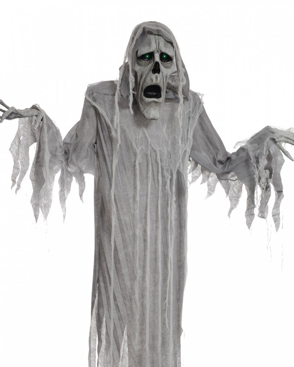 Horror-Shop Dekoobjekt Sprechende Geister Phantom Halloween Figur mit Sou günstig online kaufen