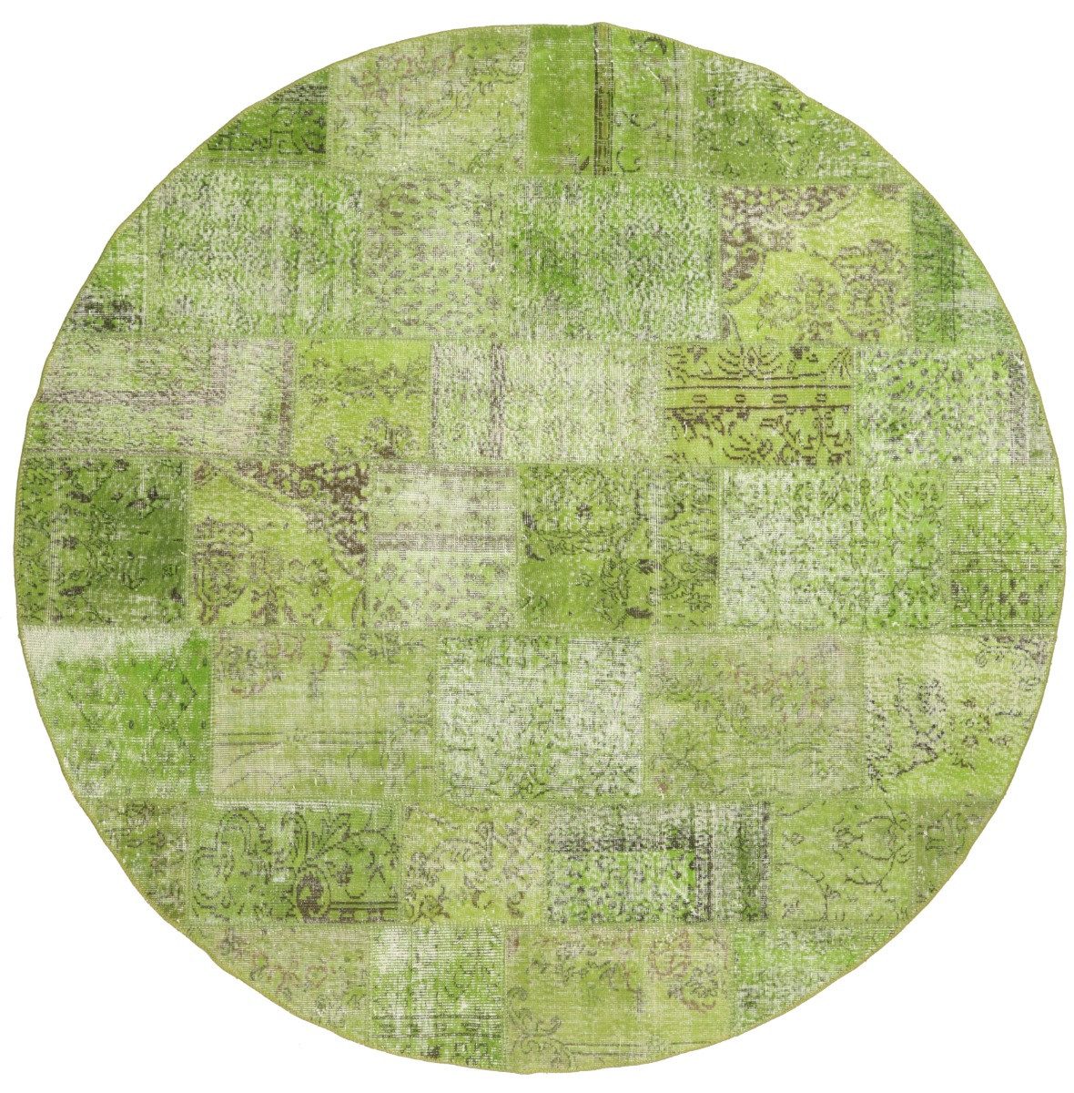 Carpet Avenue Teppich Patchwork 246x246, Rund, Höhe: 8 mm