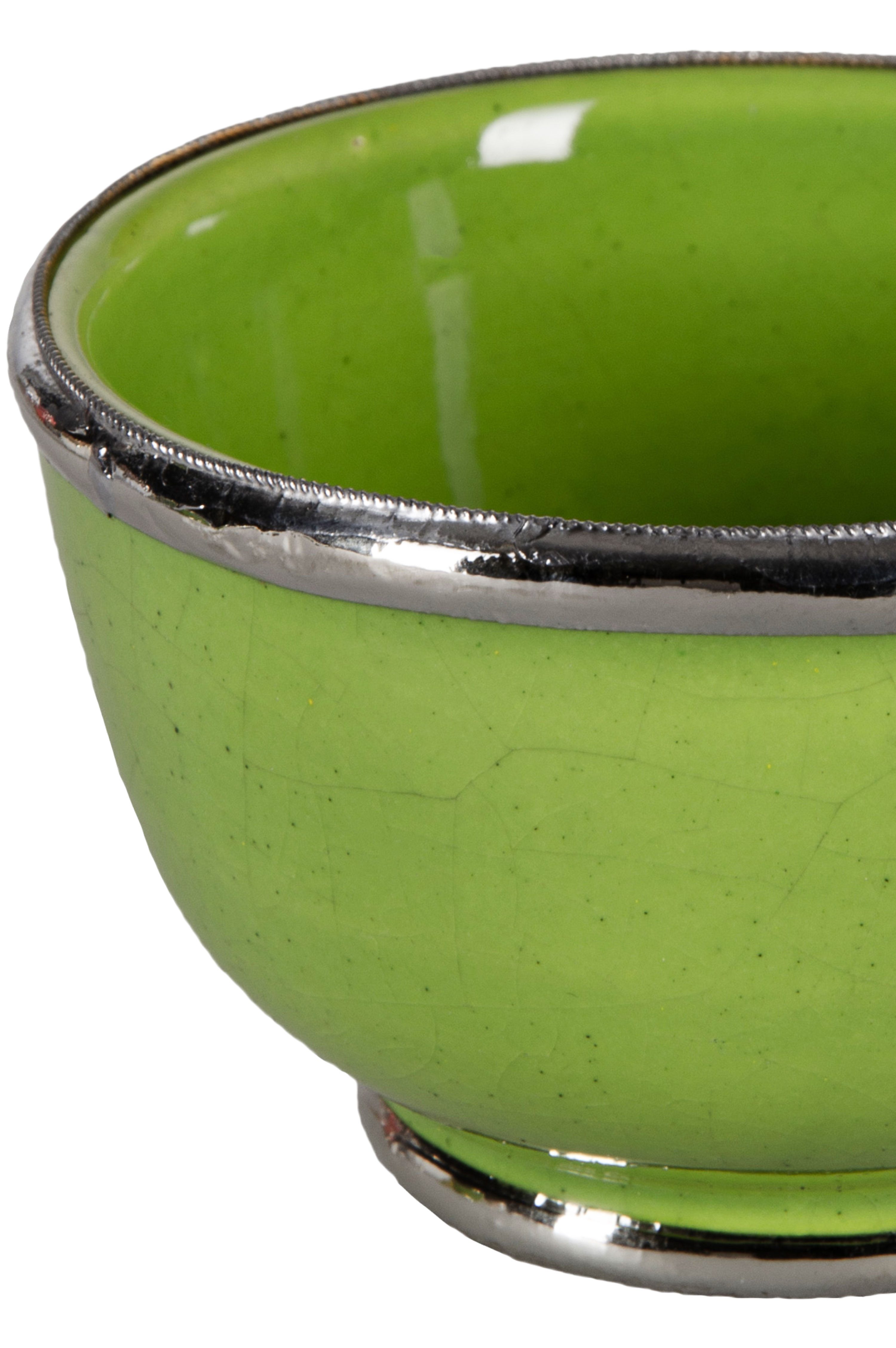 Marrakesch Orient & Mediterran Interior Dipschale Orientalische Dipschale Cariba handgefertigt aus Keramik in Grün 11 cm, Keramik, (1-tlg), Handarbeit
