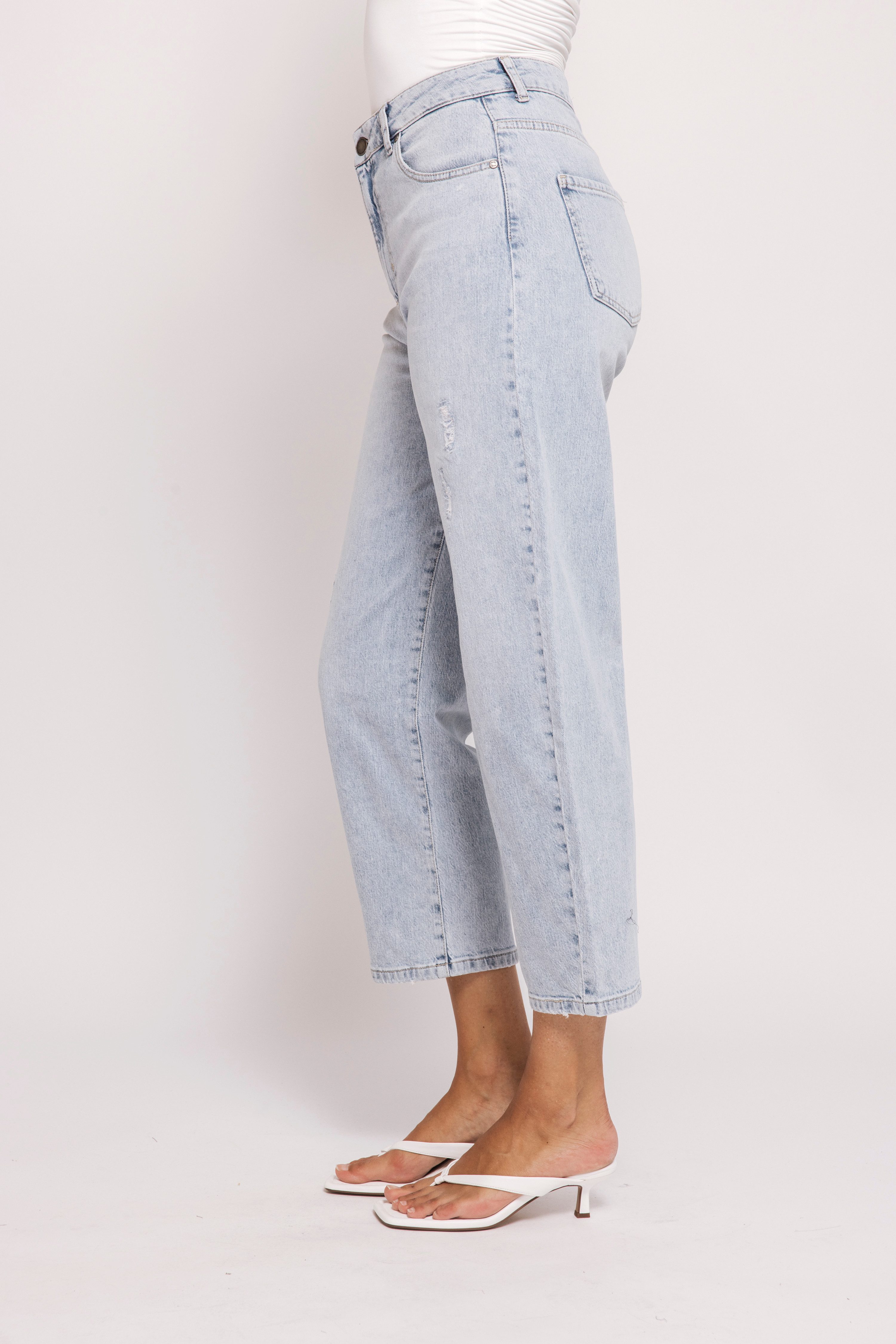 Zhrill Relax-fit-Jeans ZHYVE mit Destroyed-Effekten, aus Baumwollmischung – Bild 3 von 3
