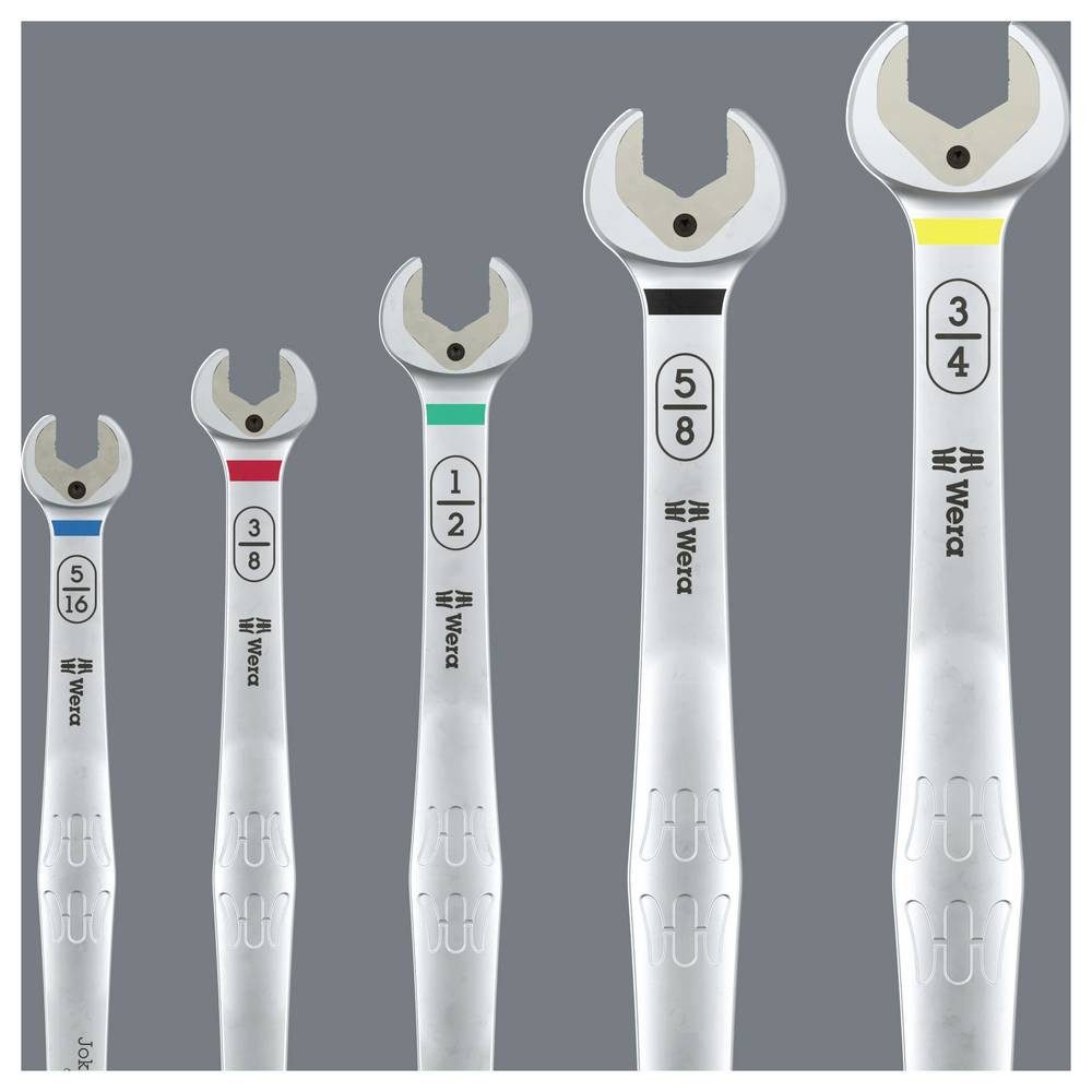 Wera Ringschlüssel 6007 Joker inch Ring-Maulschlüssel Schlüsselweite (Zoll) 3/8