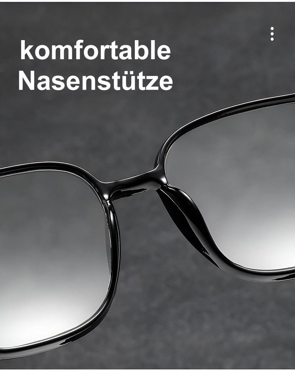 PACIEA Brille Damen UV Schutz Oversized mit Sonne selbsttönend