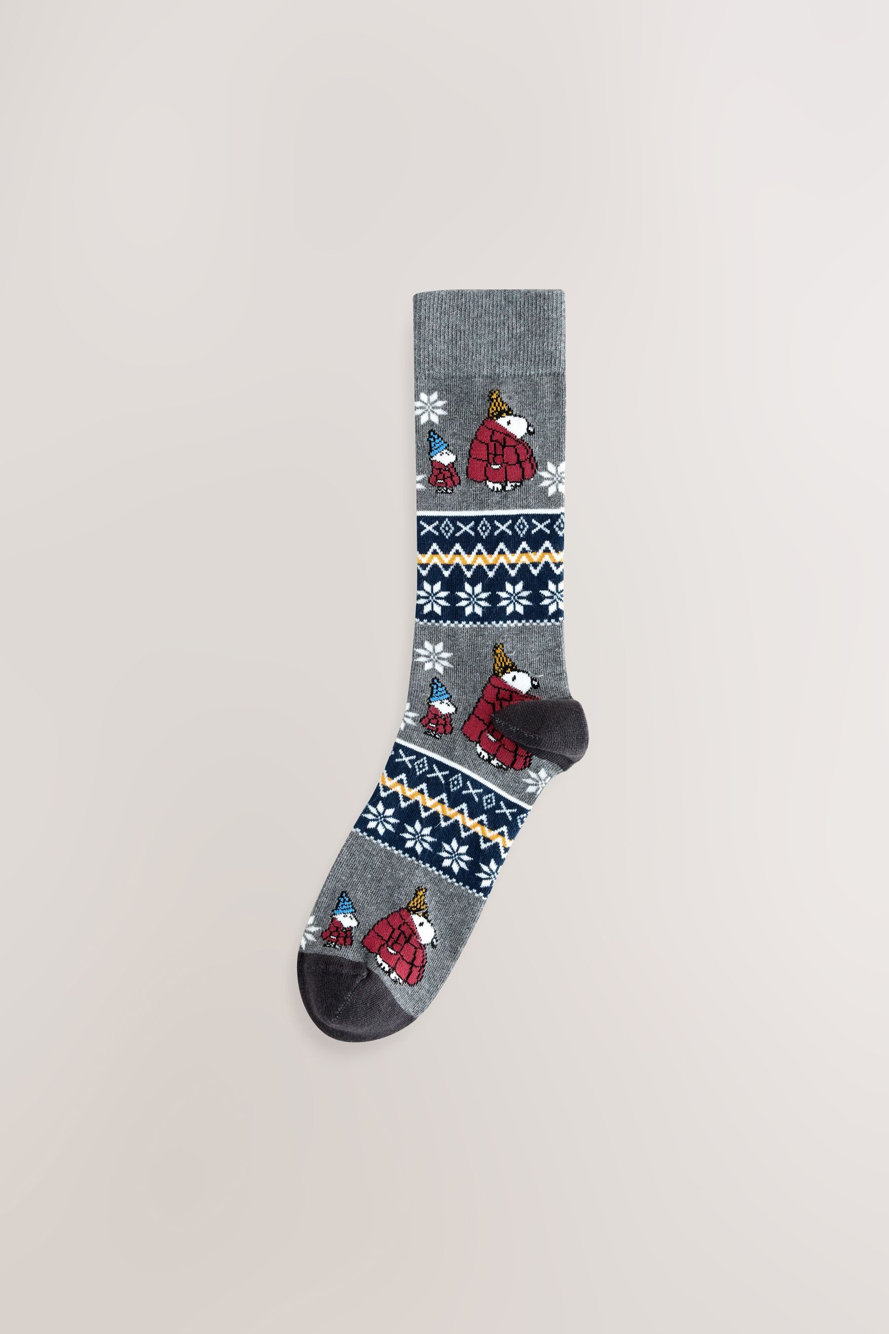 Next Basicsocken Snoopy Fairisle-Socken, 3er-Pack (3-Paar) günstig online kaufen