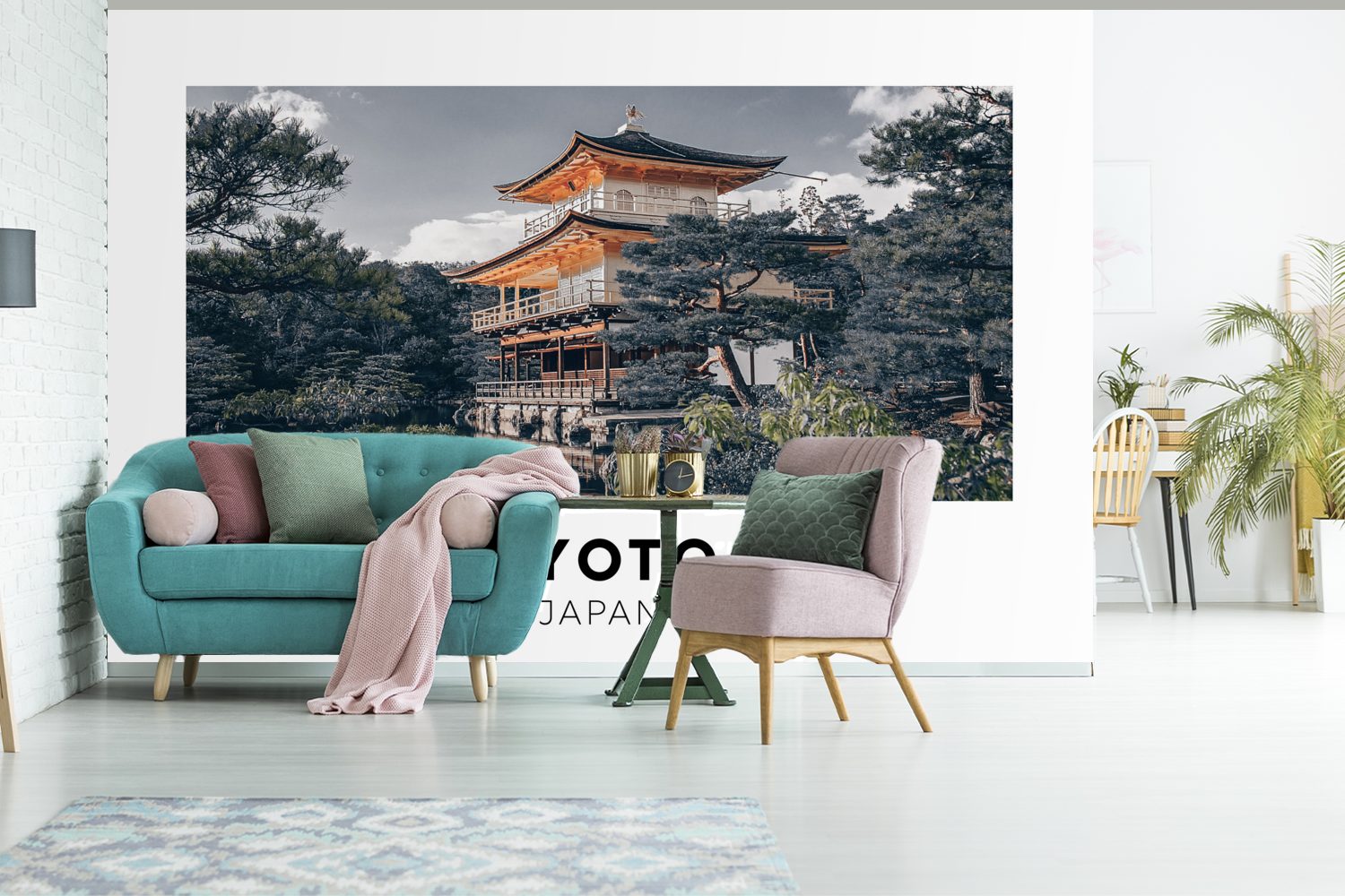 Tapete Wohnzimmer, - (6 - Matt, Wallpaper Luft für bedruckt, MuchoWow Architektur, Vinyl Japan Schlafzimmer, Kinderzimmer, Fototapete St),