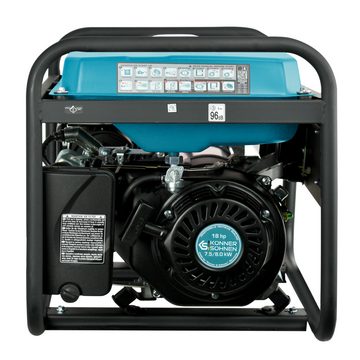 Könner & Söhnen Stromerzeuger KS 10000E ATS, 8,00 in kW, (18 PS 4-Takt Benzinmotor, 1-tlg., Hand-/Elektrostart, Notstromautomatik), Anzeige (Spannung, Frequenz, Betriebszeit)