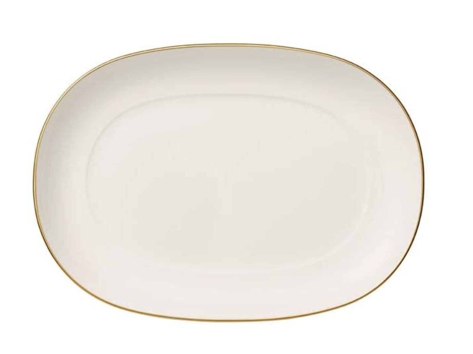 Villeroy & Boch Schale Signature Anmut Gold Beilagenschale 20 cm, Premium Bone Porcelain, (Beilagenplatten), Anmut Gold Beilagenschale/Sauciere-Unterteil