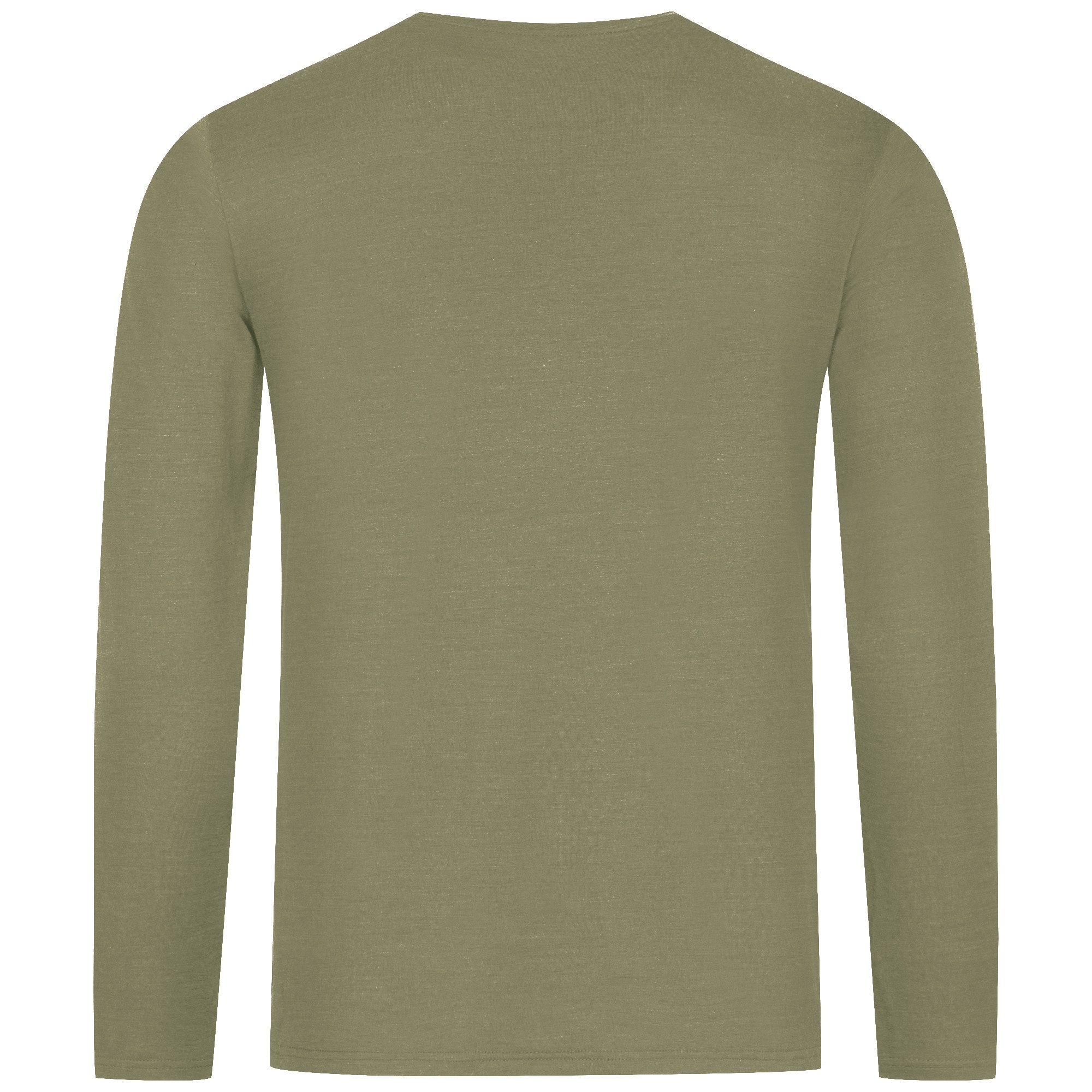 Alpenwert Langarmshirt Herren Longsleeve aus Merinowolle – atmungsaktiv & geruchsneutral (1 Pack) Antibakteriell, Anti-Schweiß-Geruch, Outdoor & Funktionsshirt