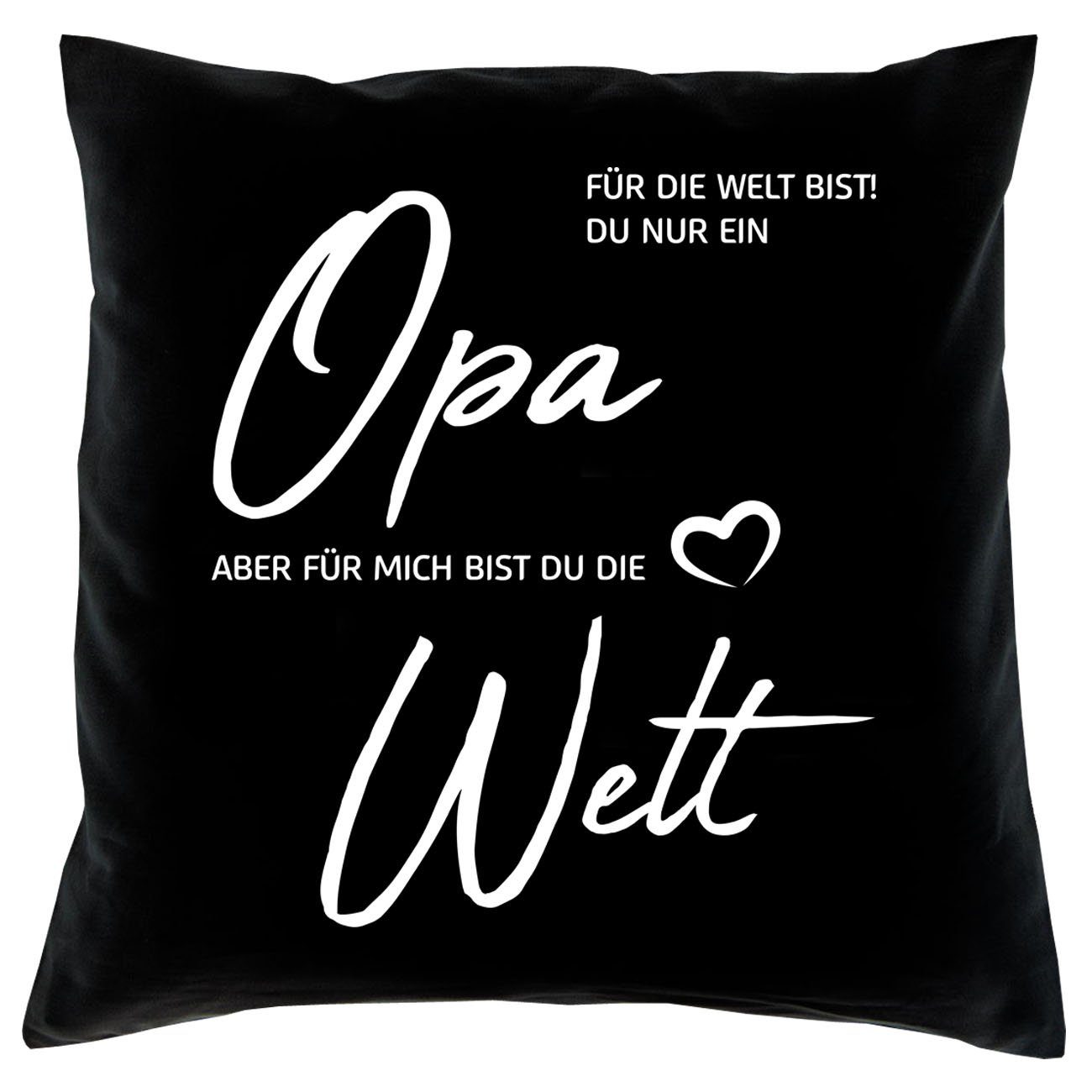 2 2 Paar Opa Weihnachtsgeschenke Geschenk-Set Soreso® Socken und + Oma Dekokissen Weihnachten, Kissen