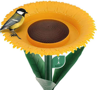 WILDLIFE FRIEND Futterstation »WILDLIFE FRIEND - Trink und Futterblume für Wildvögel 60 cm - Vogelfutterspender mit Ständer«