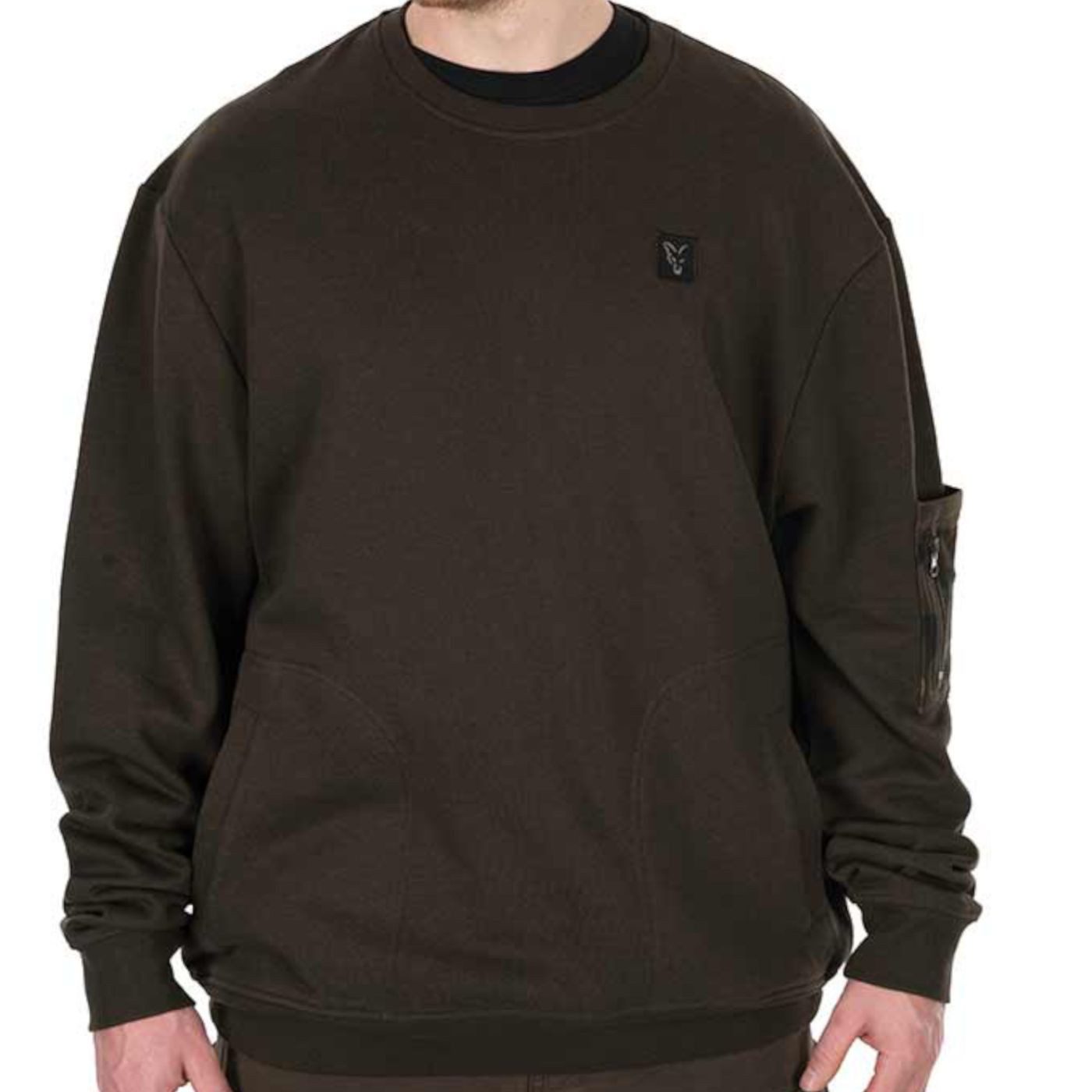 FOX International Kapuzenpullover Fox LW Khaki Jumper - Angelpullover