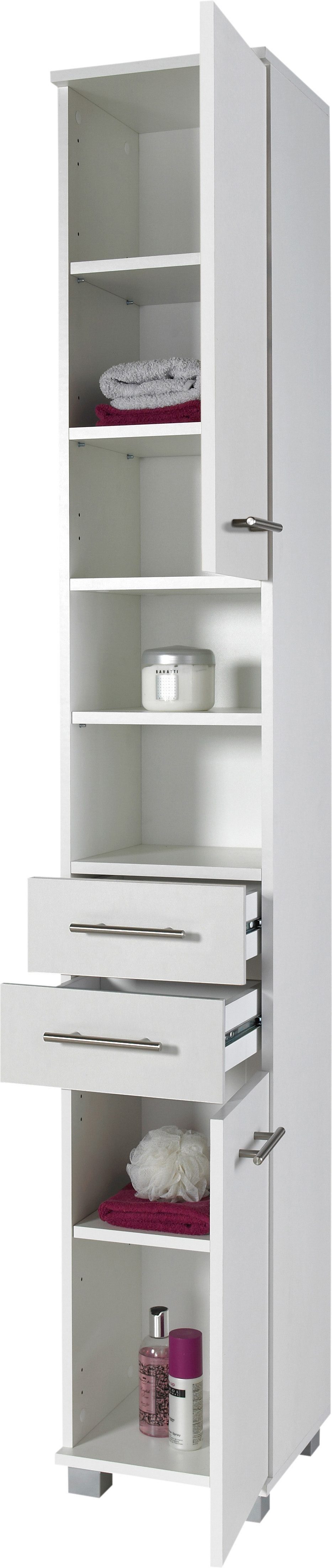 Schildmeyer Hochschrank Palermo Breite 30 cm, verstellbare Einlegeböden, 2  Schubkästen & 2 Türen