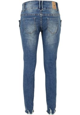 SUBLEVEL Skinny-fit-Jeans Skinny Jeans mit Knopfdetail