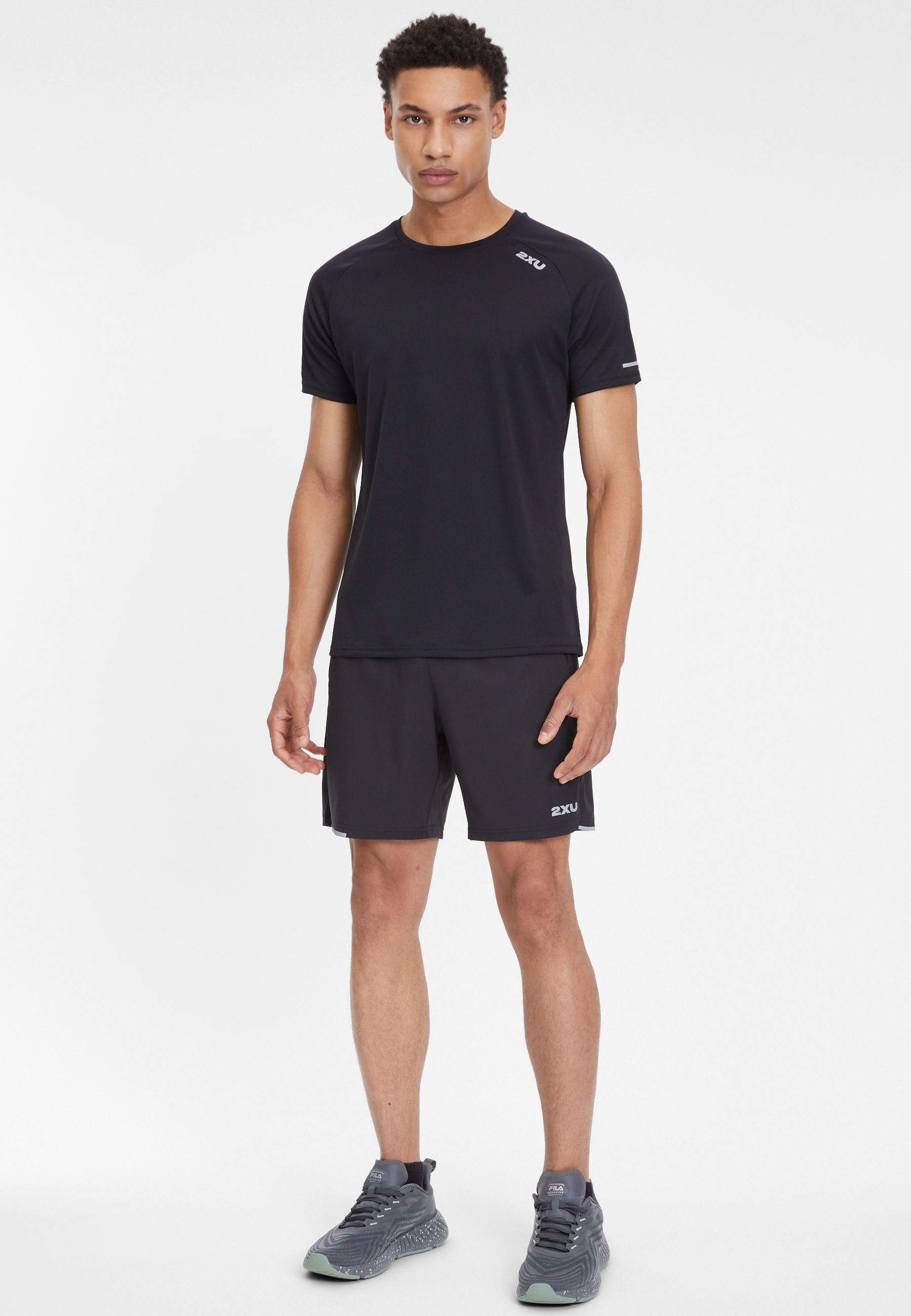 2xU Laufshirt Tee (1-tlg) Aero