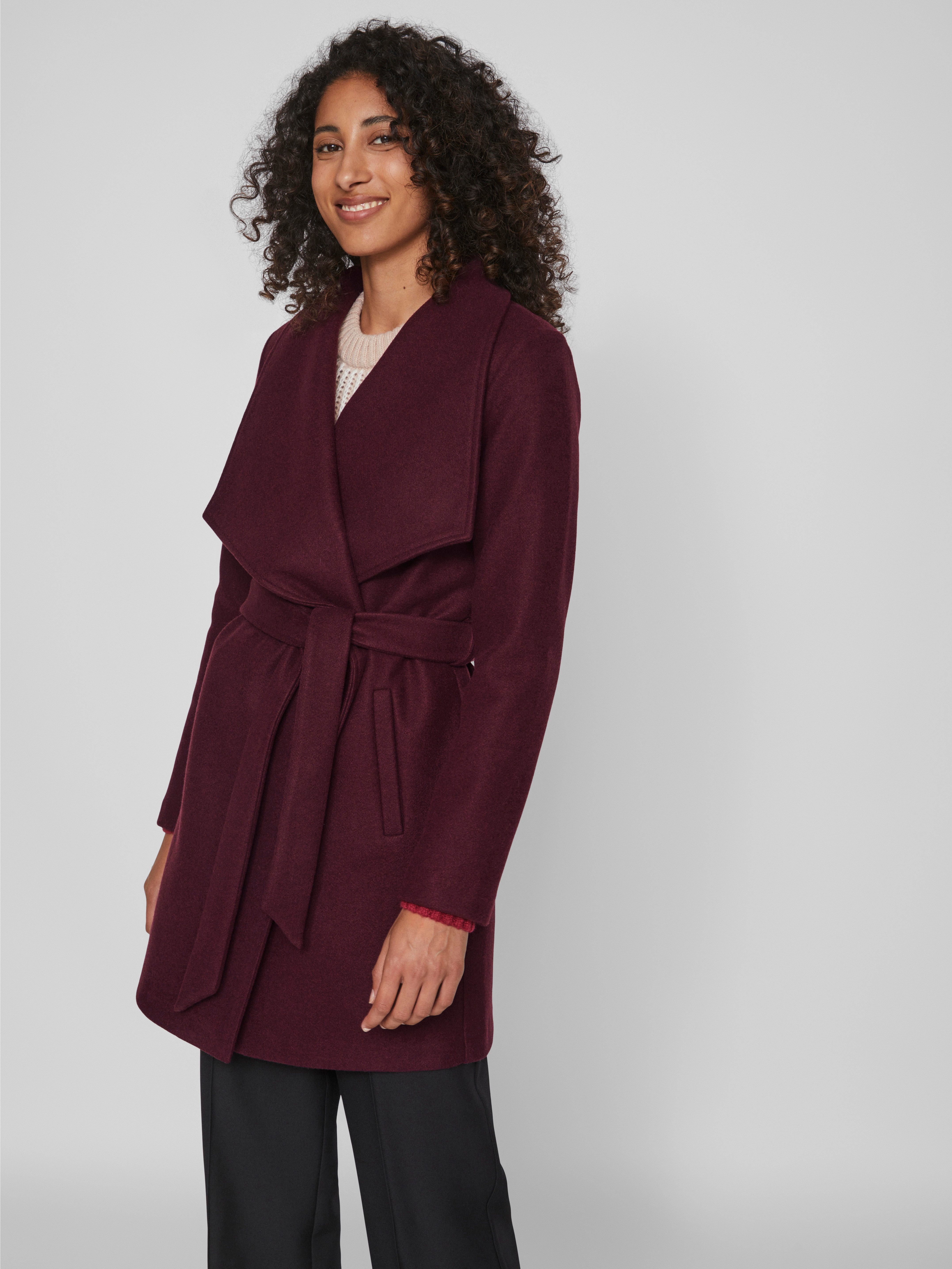Vila Kurzmantel VICOOLEY COLLAR BELT COAT - NOOS günstig online kaufen