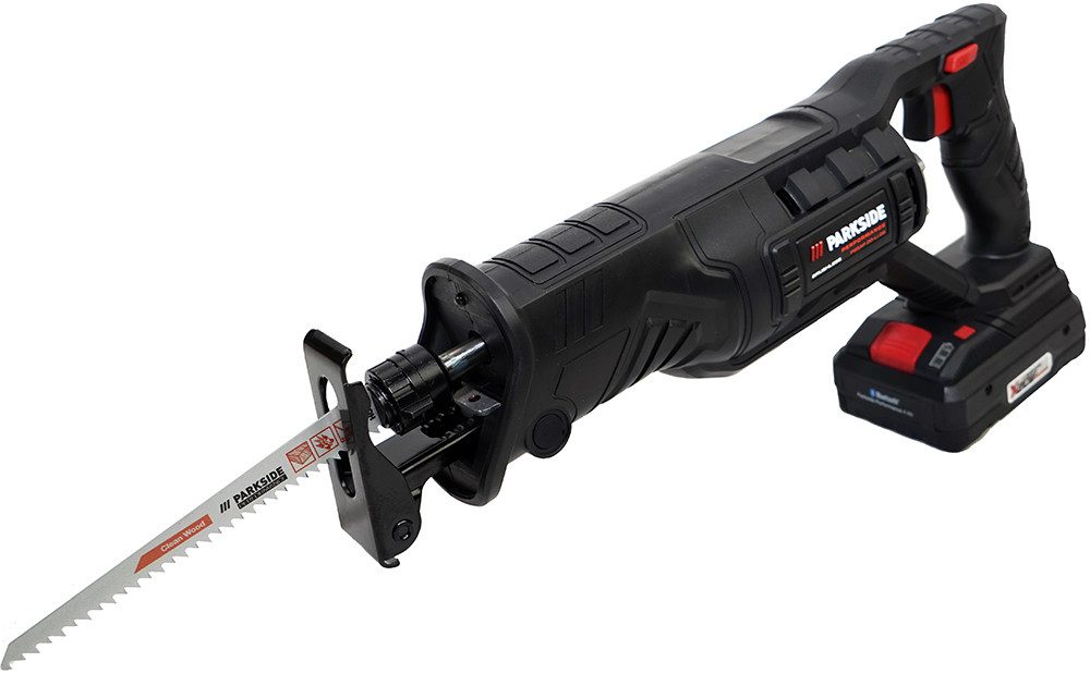 PARKSIDE PERFORMANCE® Akku-Säbelsäge 20V Akku Säbelsäge PSSAP 20-Li D5 inkl. 4Ah Akku u. Ladegerät