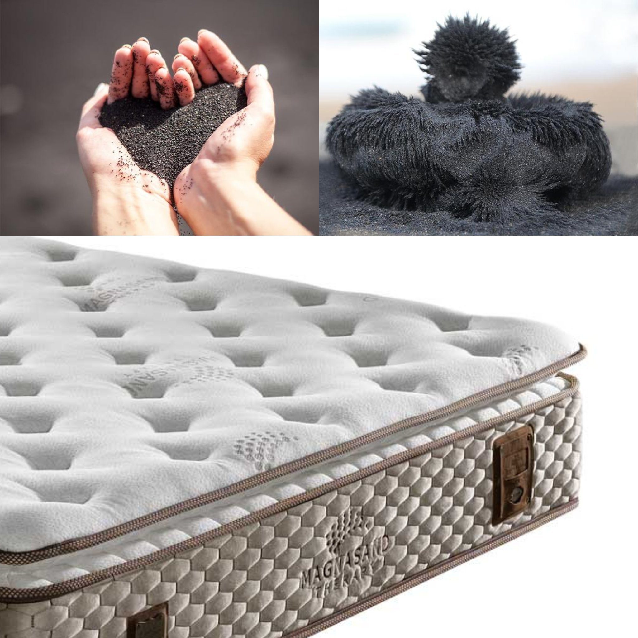 Bambi Boxspringbett Magnasand Stauraumbett inkl. Matratze und Kopfteile (Set, 2 Bettkästen, 1 Kopfteil, 1 Matratze), inkl. Lieferung und Montage