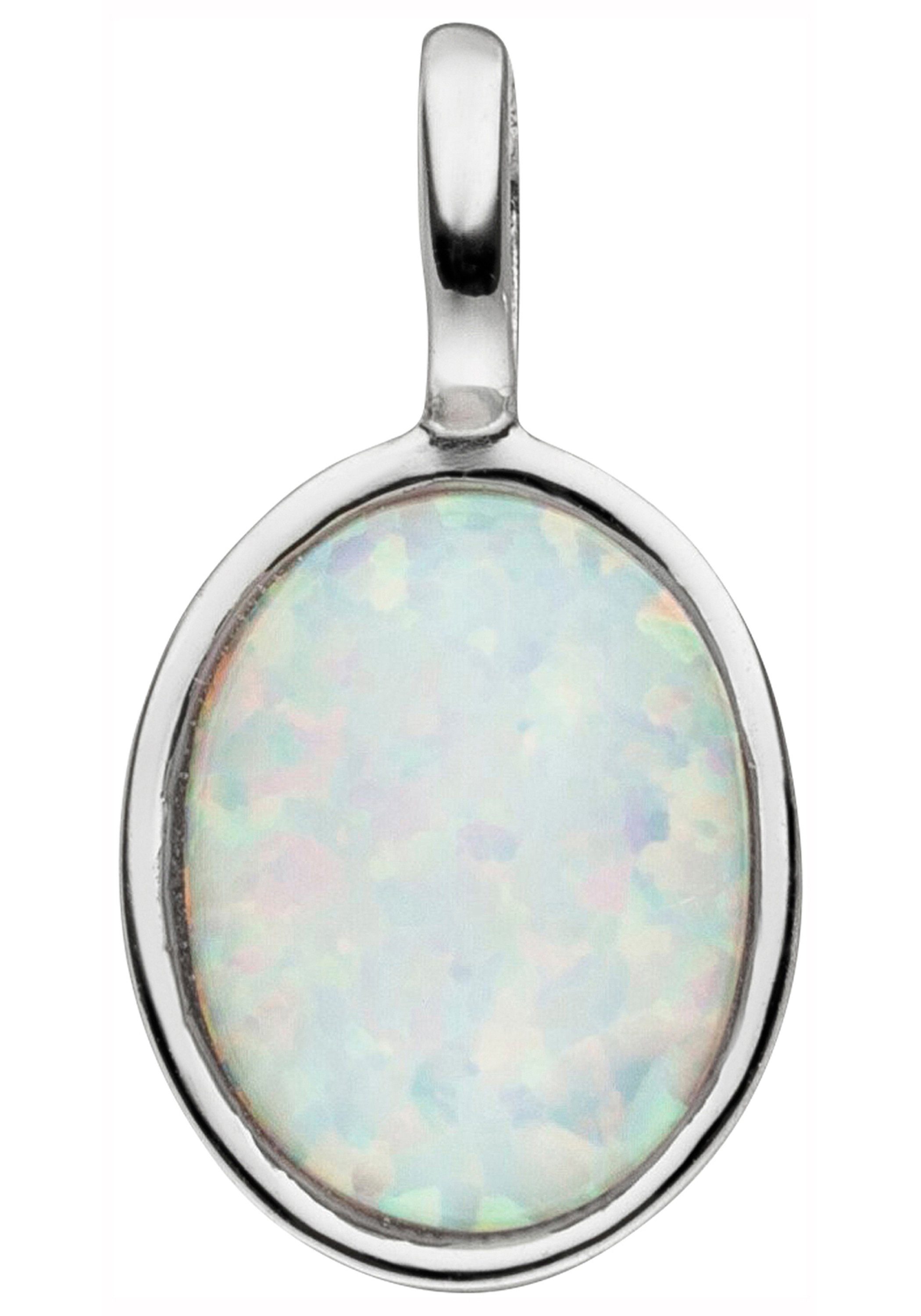 JOBO Kettenanhänger Anhänger mit Opal-...