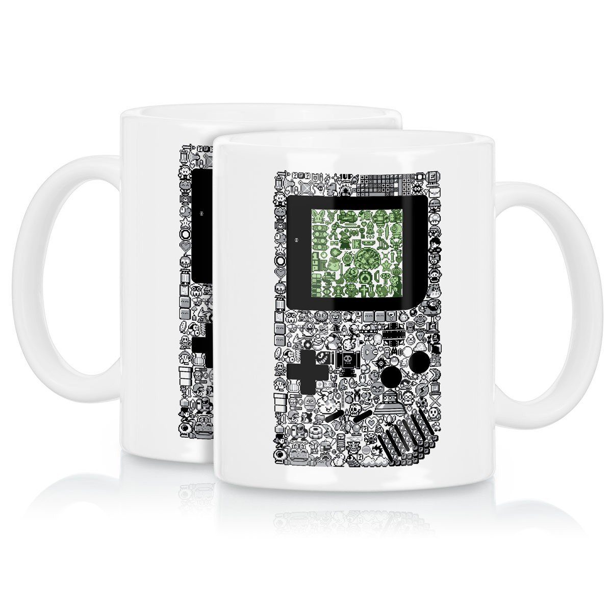 style3 Tasse, Keramik, 8-Bit pixel nerd mario Tasse 90er Boy Kaffeebecher super 80er konsole Game