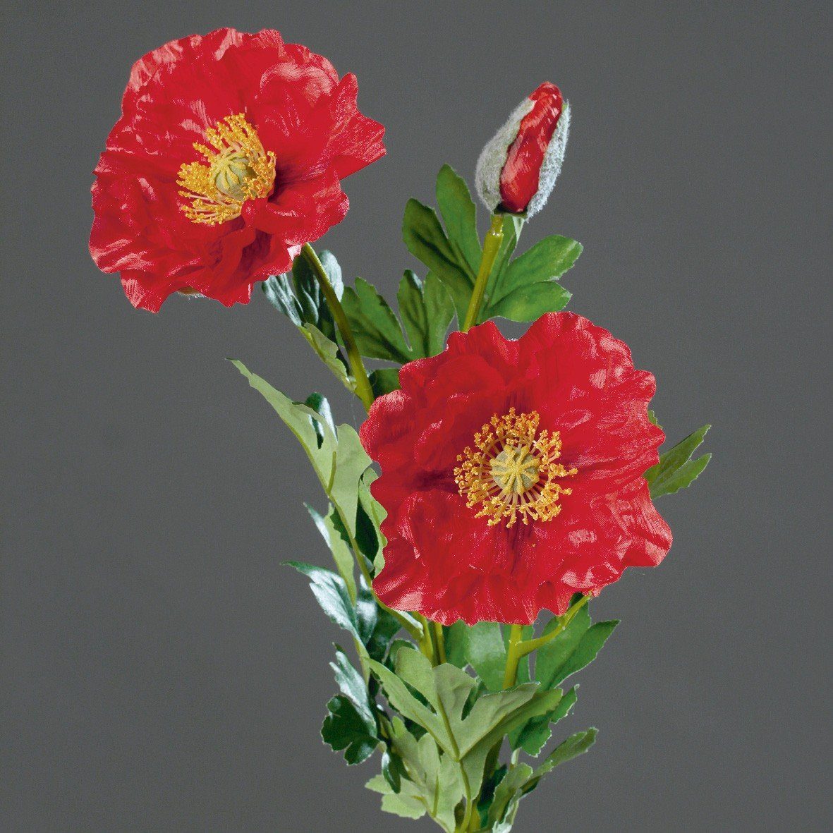 D:13cm H:74cm 74 cm, Rot Höhe Kunstpflanze, Kunststoff DPI, B:20cm