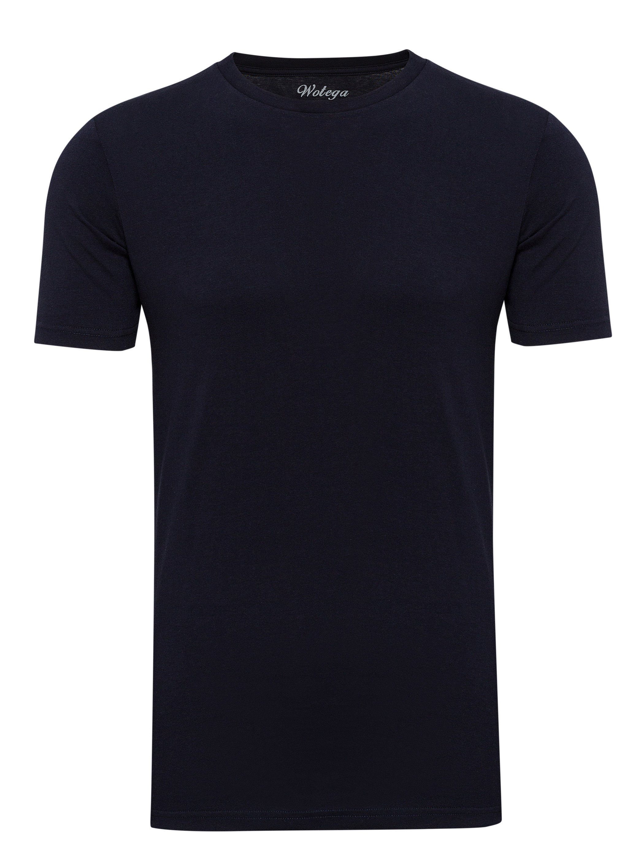 WOTEGA T-Shirt Alton Basic Tee Crew Neck (Set) modernes Rundhalsshirt
