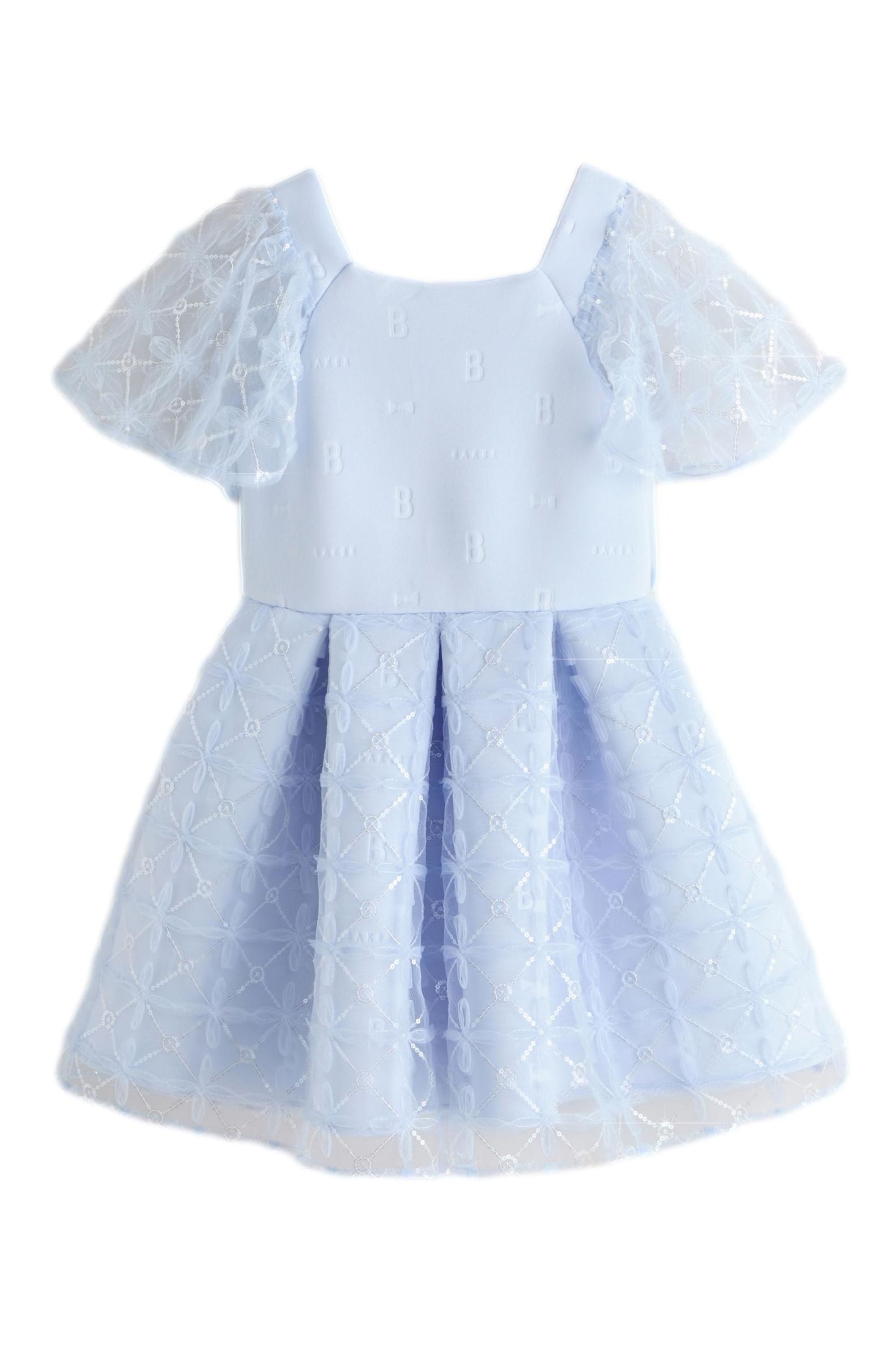 Tüllkleid Baker by Ted Baker Scuba-Kleid mit Engelsärmeln