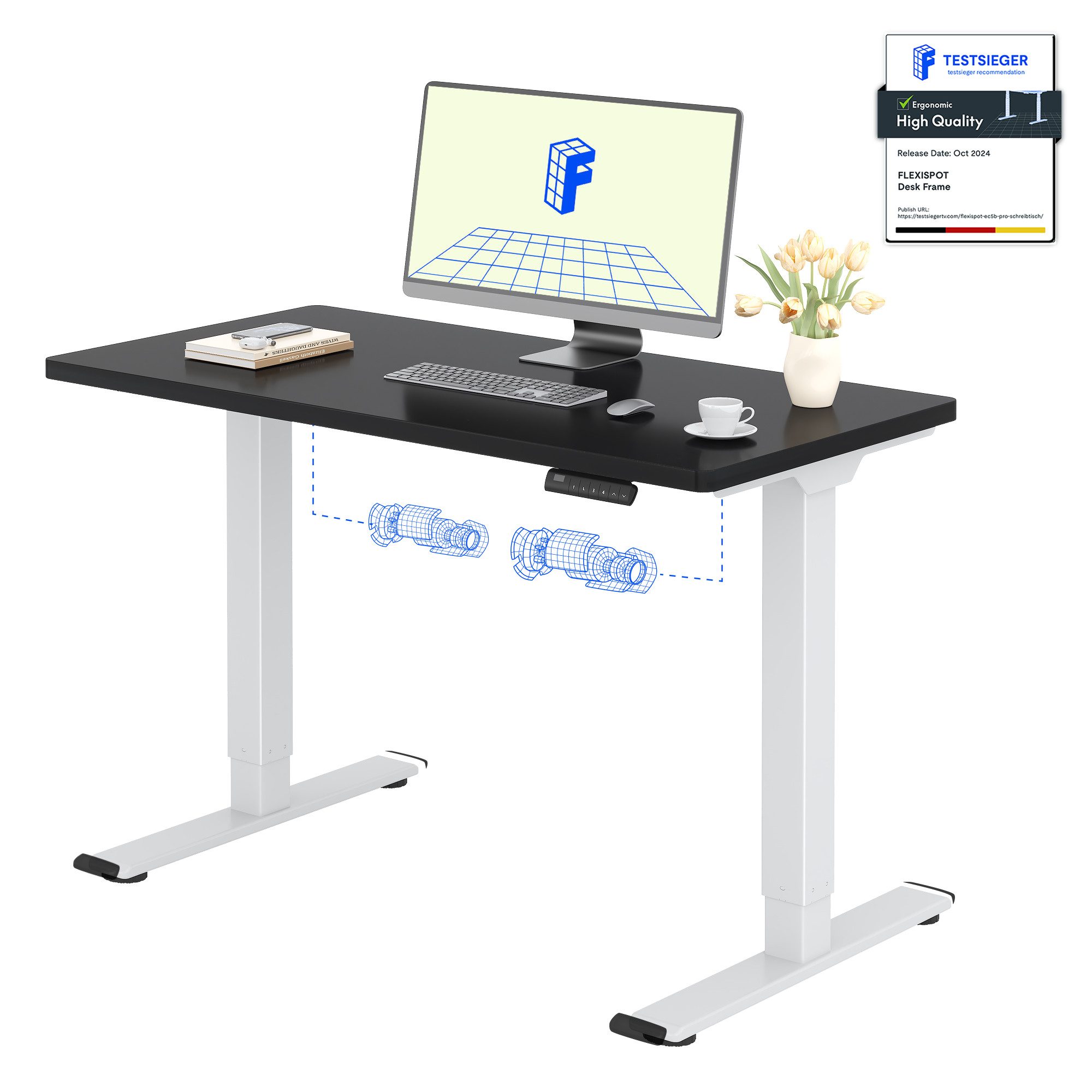FLEXISPOT Schreibtisch Basic Plus Elektrisch höhenverstellbarer Schreibtisc günstig online kaufen