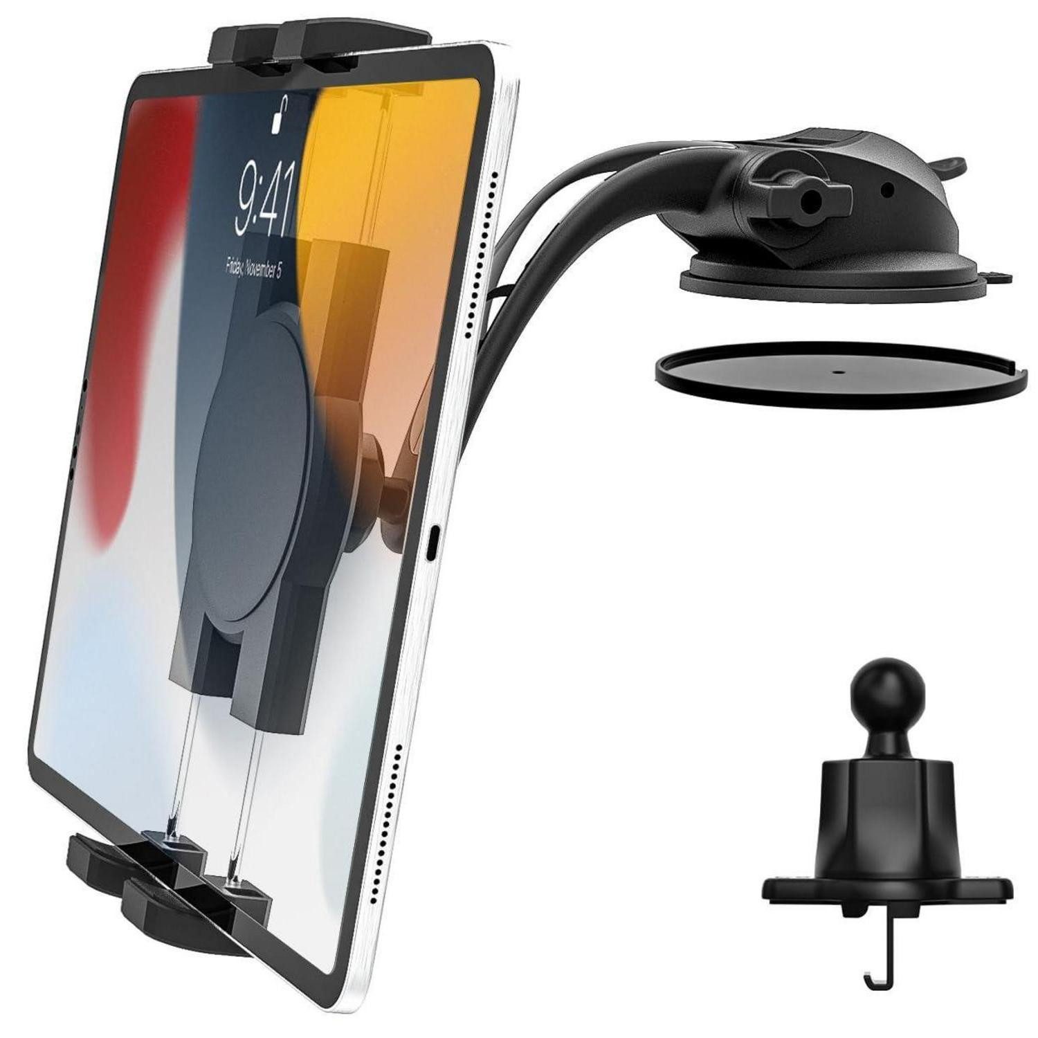 LuxusKollektion Tablet-Halterung Tablet Halterung Auto Saugnapf Armaturenbrett Verstellbarer Arm