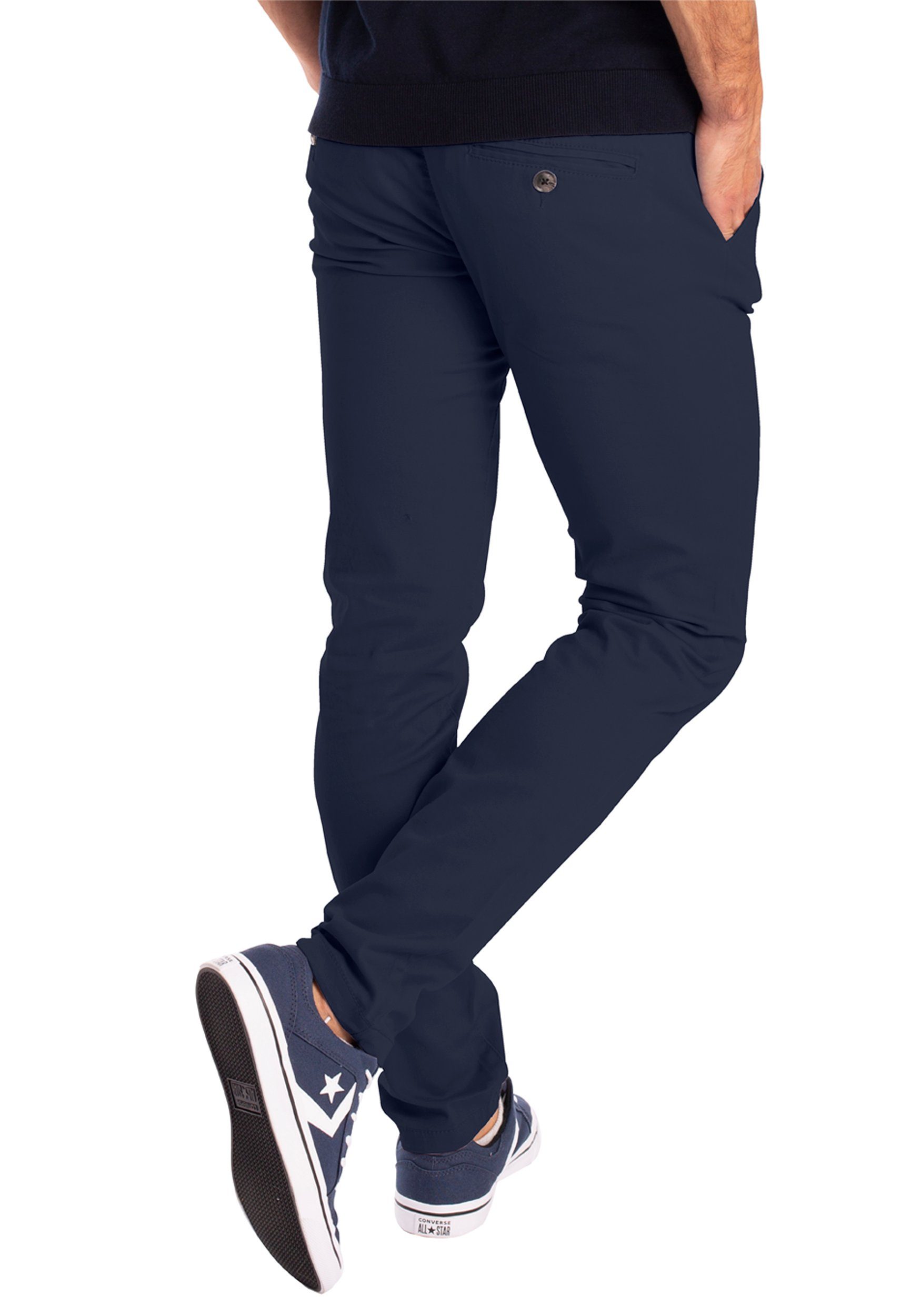 Woolrich Pantaloncino Chino in Cotone Uomo Melton Blu