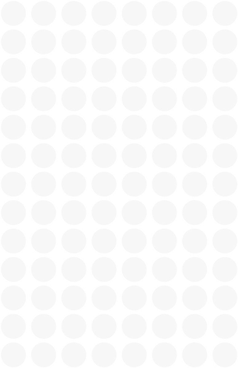 Avery Zweckform Etiketten Markierungspunkte 8mm VE=416 Stück weiß