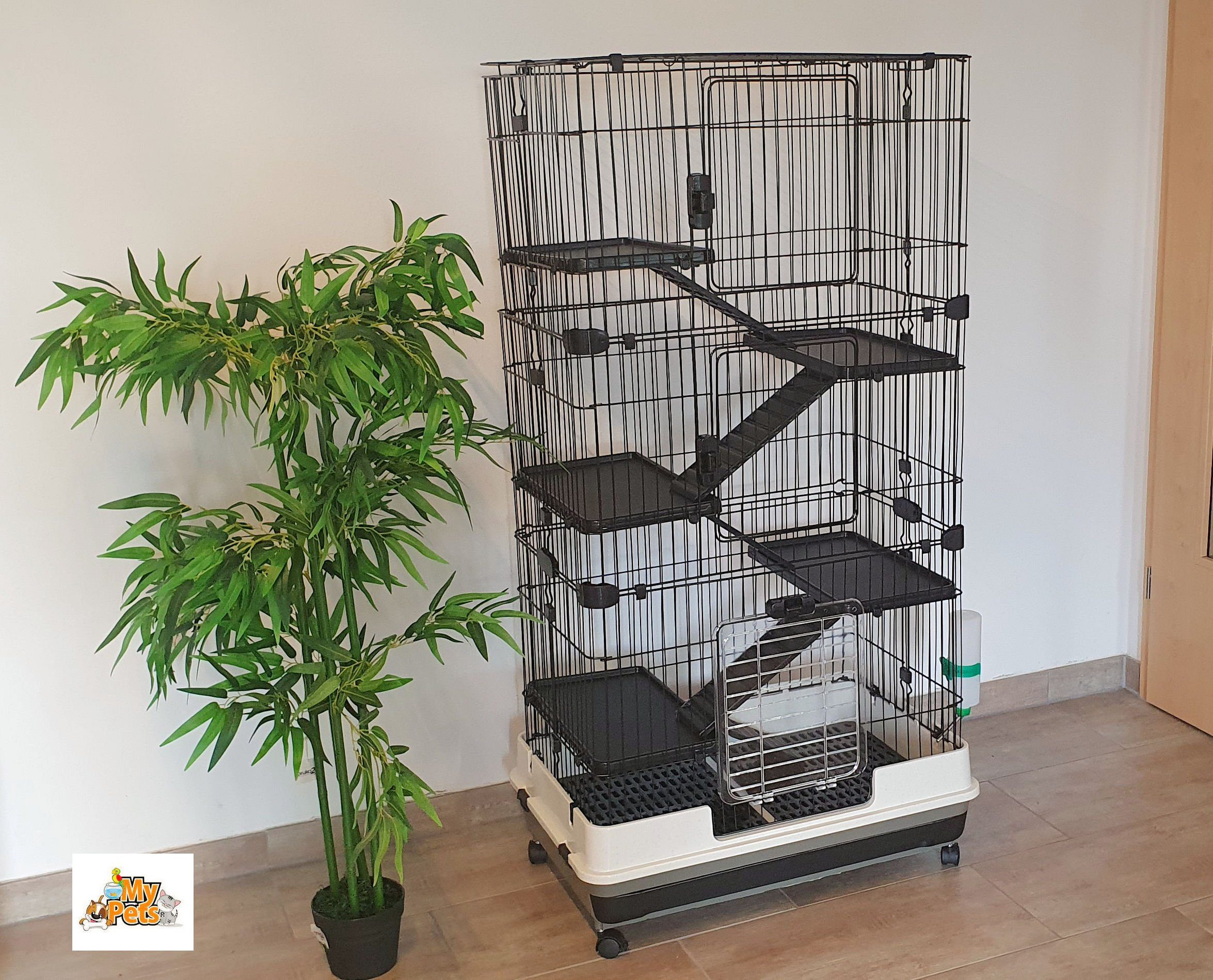 MYPETS Kleintierkäfig »Nagervoliere MyPets® BIG CAGE XXXL Nagerkäfig ...