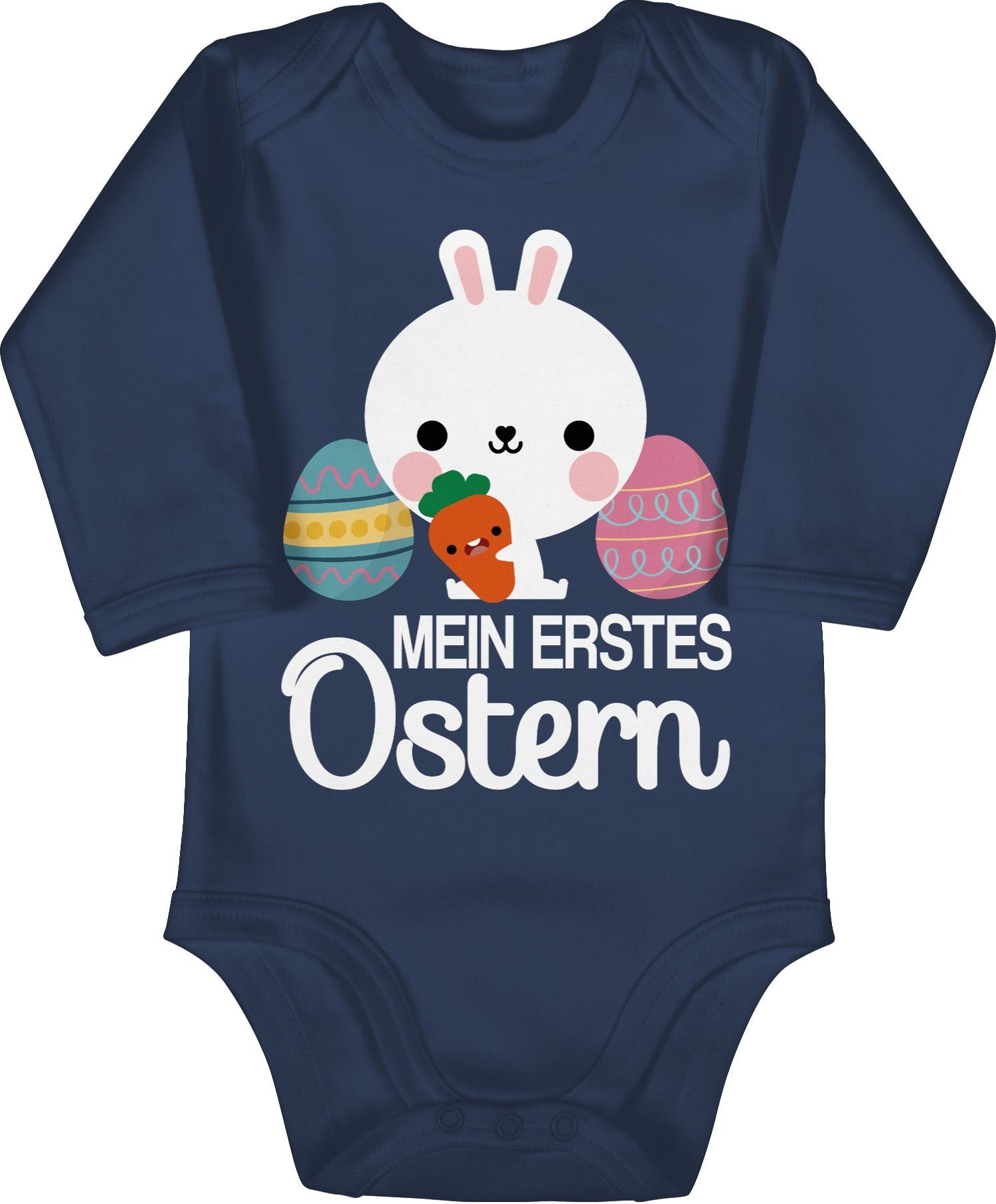 Shirtracer Shirtbody »Mein erstes Ostern mit süßem Hasen - weiß -  Ostergeschenke Baby - Bio Baby Strampler langarm« Ostern Baby Outfit  Babykleidung online kaufen | OTTO