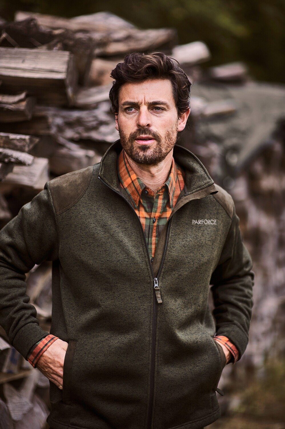 Parforce Essential Fleecejacke Jagd-Strickfleecejacke Eifel