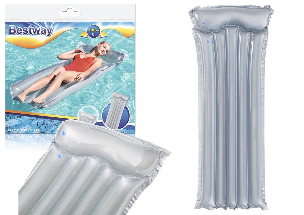 BESTWAY Luftmatratze Luftmatratze zum Schwimmen Grau183 x 76 cm Bestway 44013
