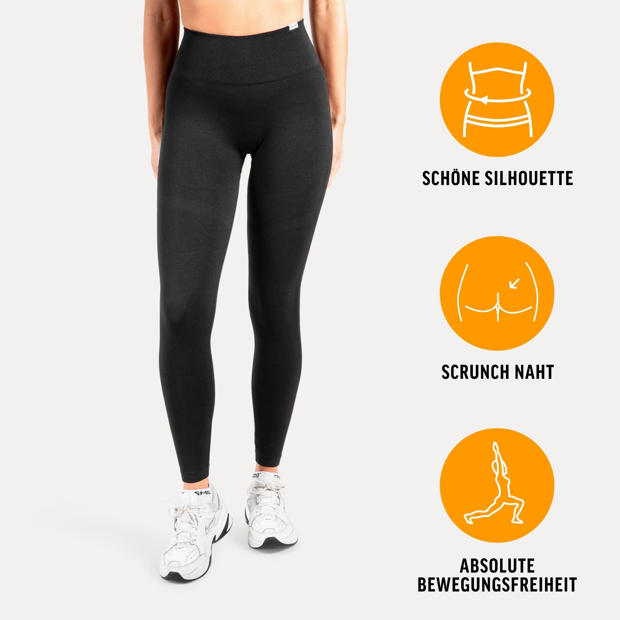 Smilodox Leggings Lesedi, Seamless Scrunch Sporthose, Training & Alltag fig günstig online kaufen