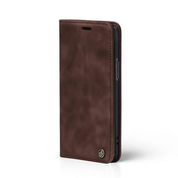 Tec-Expert Handyhülle Tasche Hülle für Apple iPhone 11, Cover Klapphülle Case mit Kartenfach Fliphülle aufstellbar