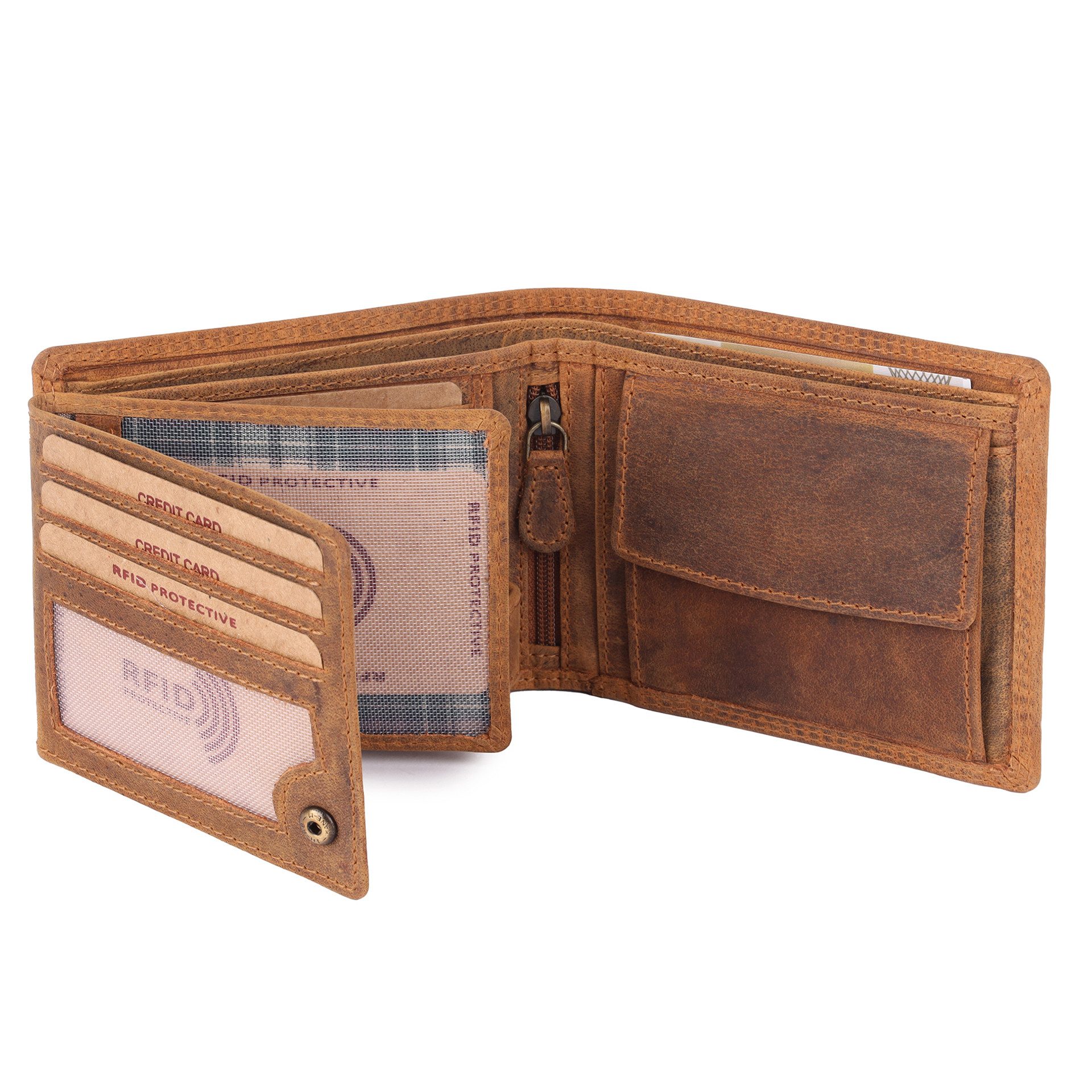 Benthill Geldbörse Herren Echt Leder RFID Portmonee Geldbeutel Portemonnaie günstig online kaufen