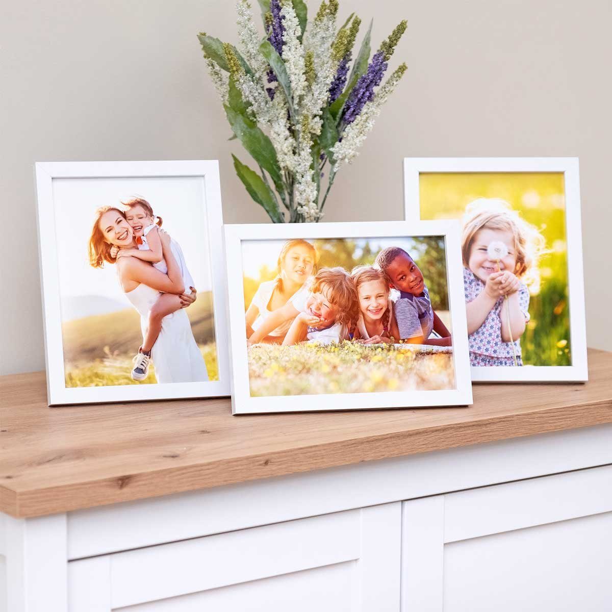 PHOTOLINI Bilderrahmen 3er Set, stabiles MDF-Holz, günstig online kaufen