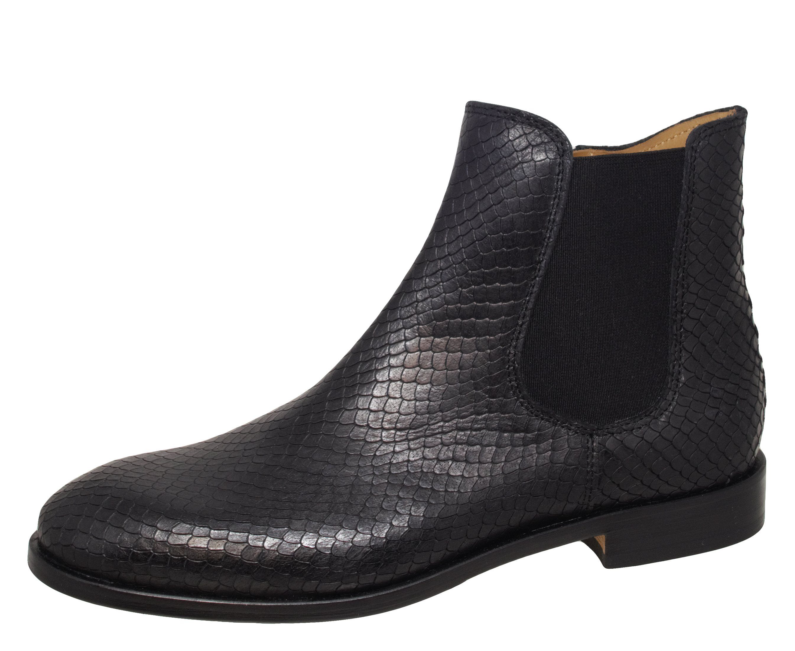 Gallucci Gallucci 5404 Stiefeletten Chelsea Boots Leder Schwarz Stiefelette