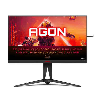 AOC AG275QXN/EU Gaming-Monitor (68,5 cm/27 ", 2560 x 1440 px, 1 ms Reaktionszeit, 165 Hz, VA LCD)