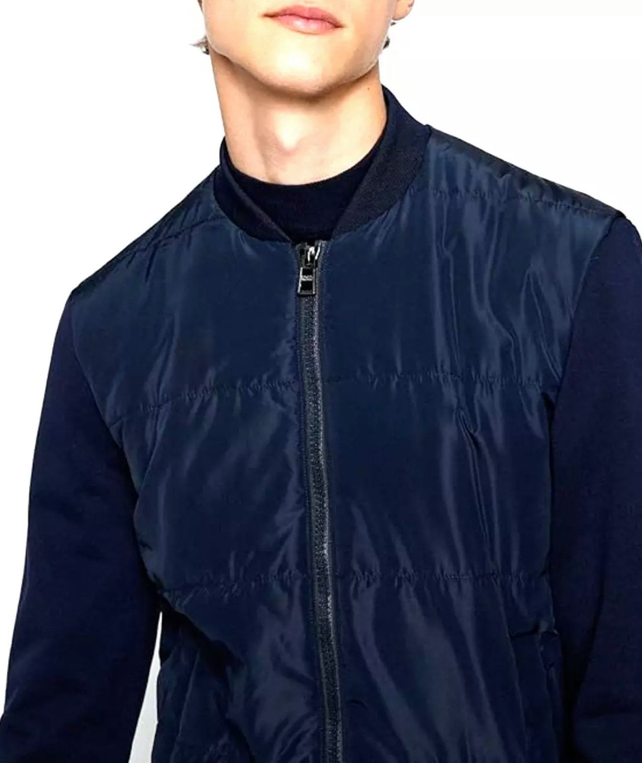 BOSS Hybridjacke Skiles 38 Bomber Blouson Ein vielseitiges Strickteil aus der BOSS BLACK Line
