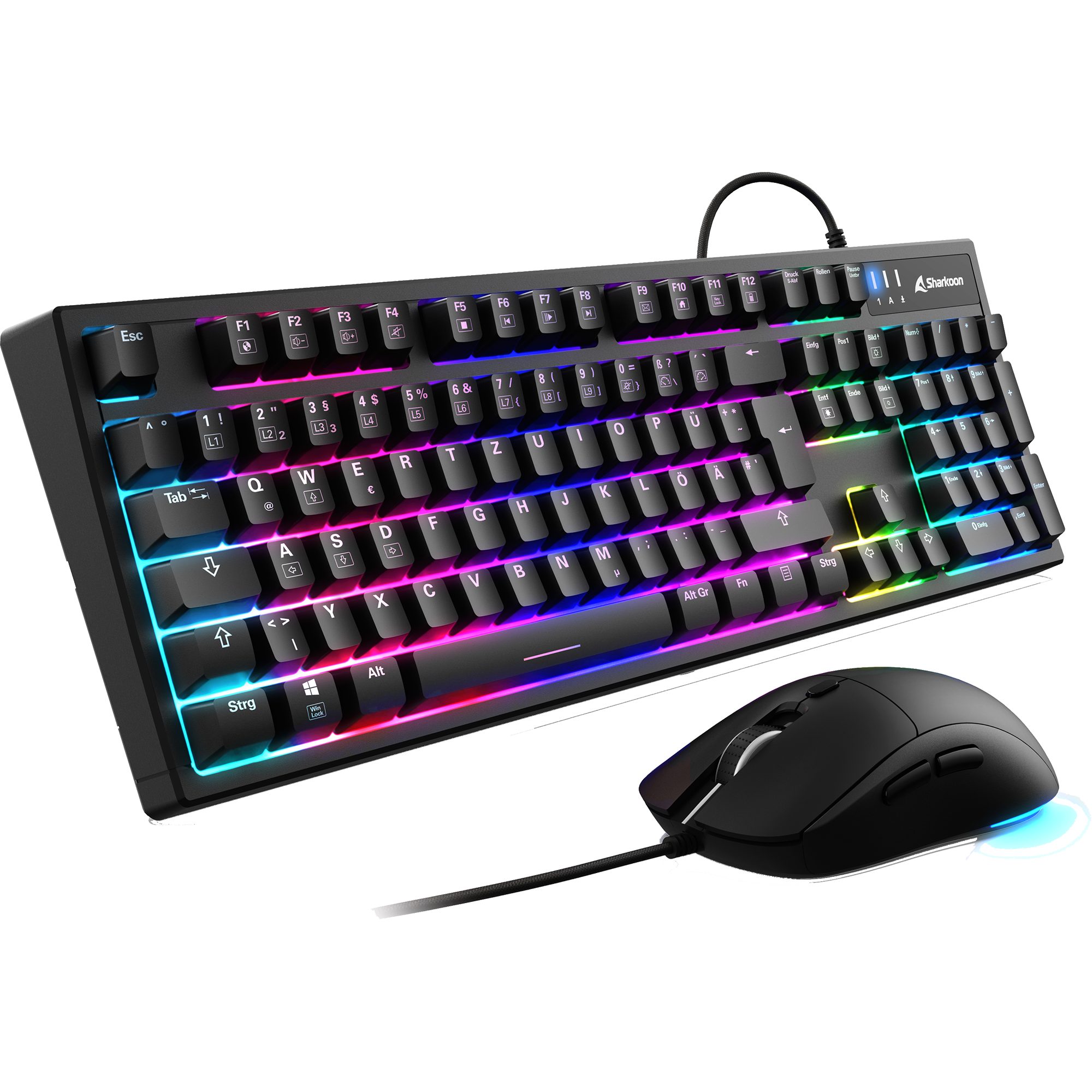 Sharkoon Sharkoon SKILLER SGB15, Desktop-Set Tastatur